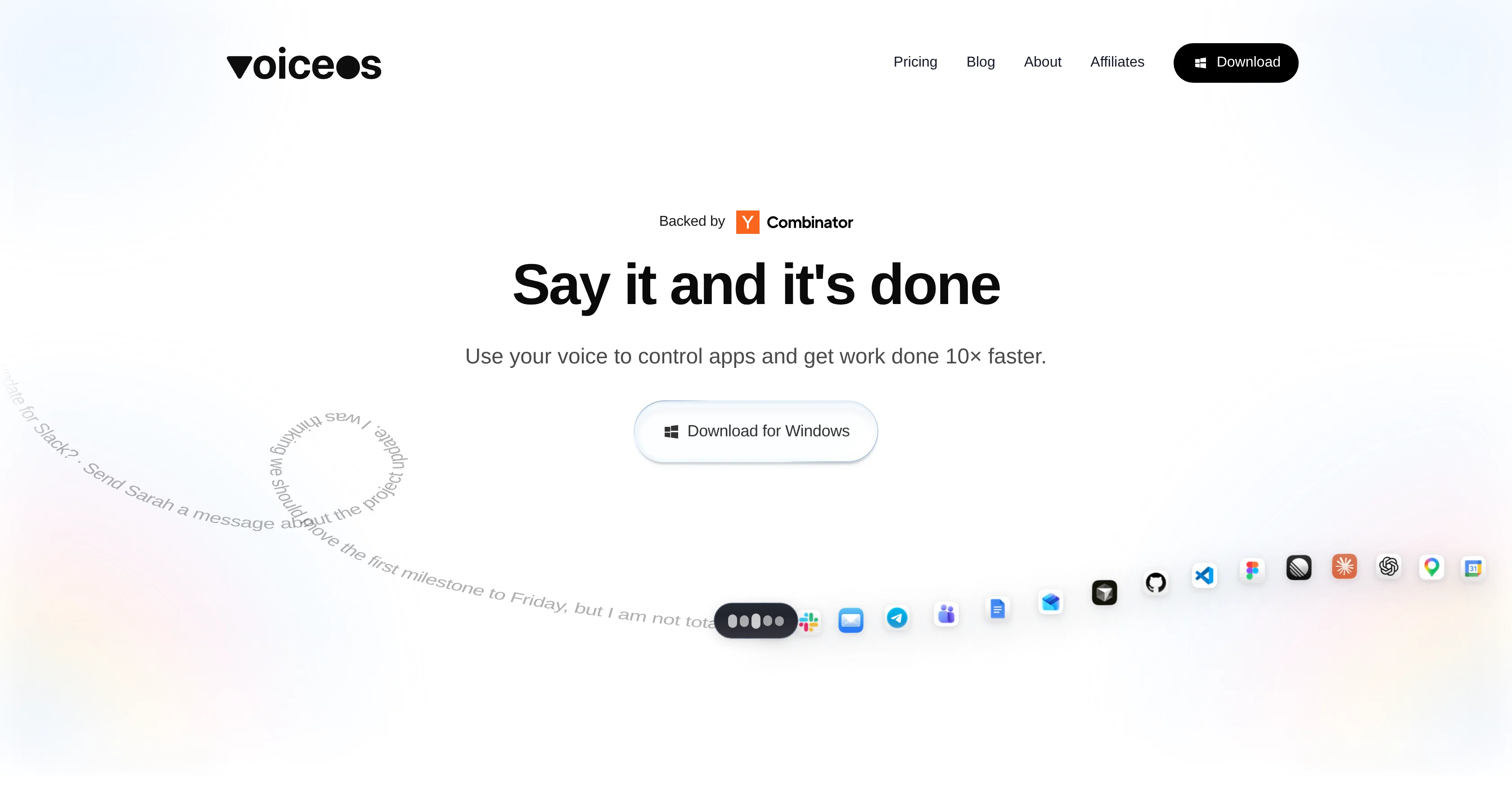 VoiceOS screenshot