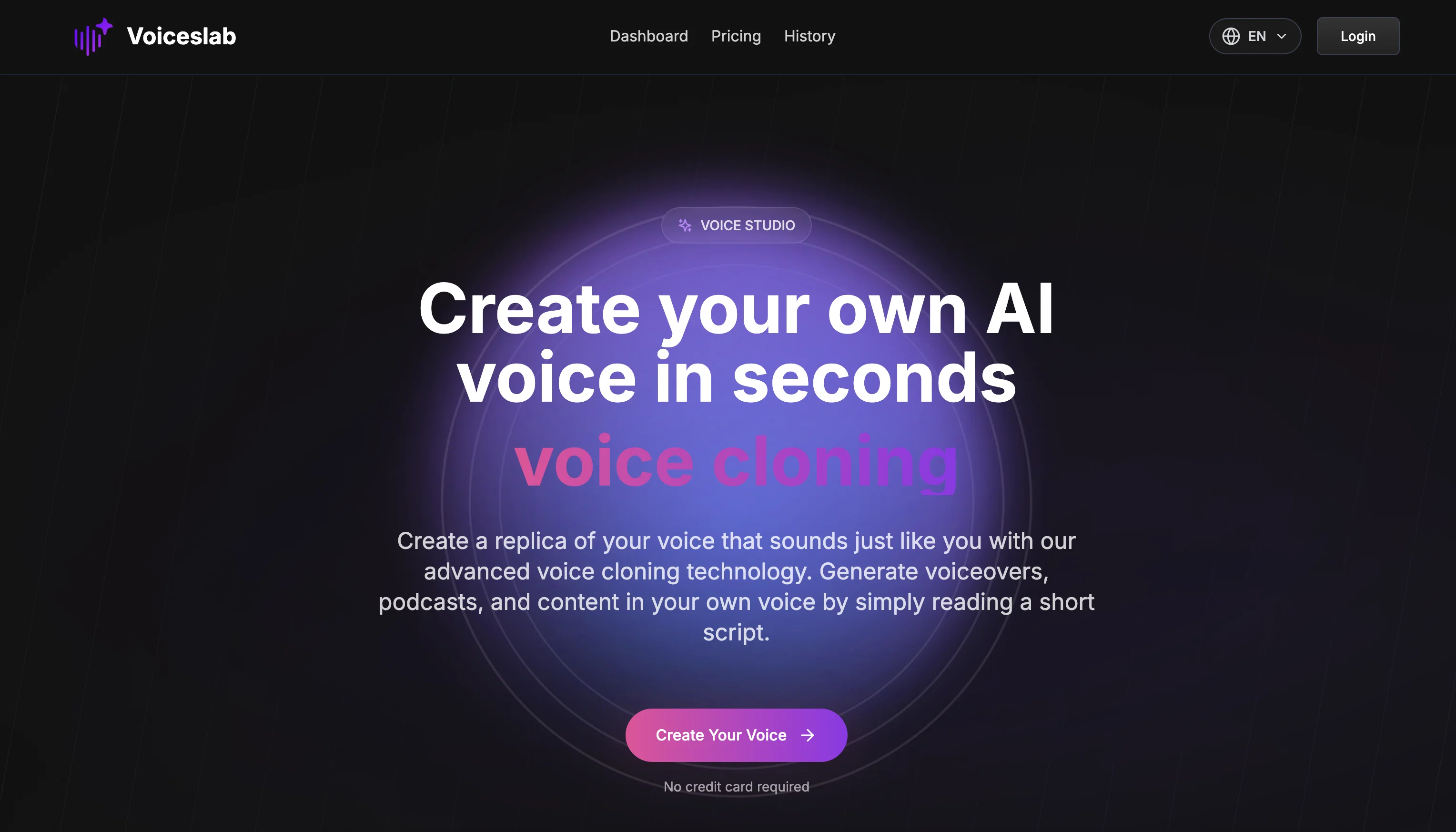 Voiceslab screenshot