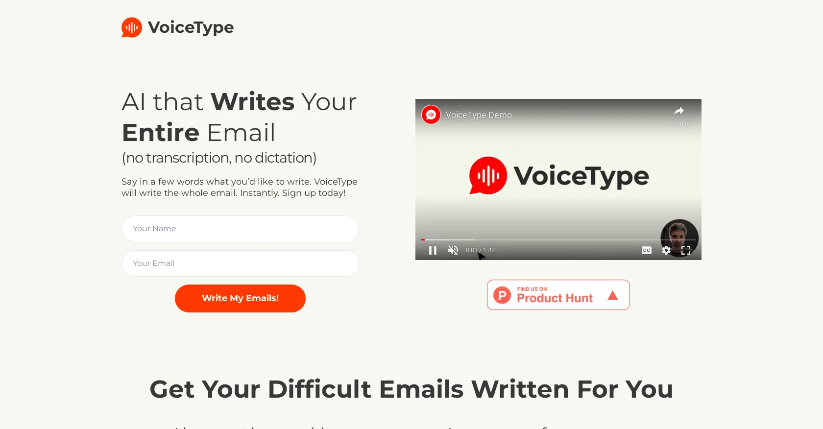 VoiceType screenshot