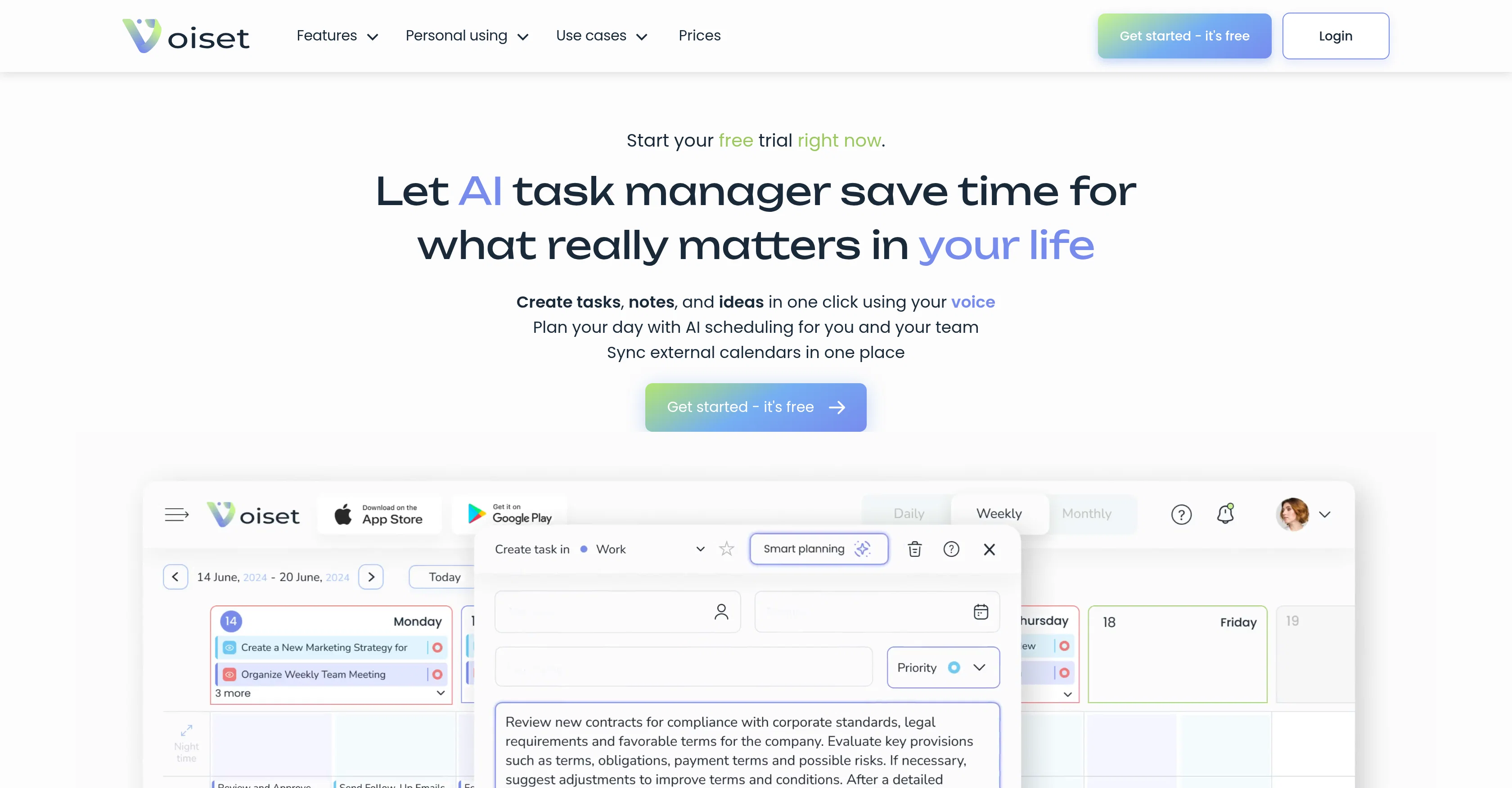 Voiset screenshot