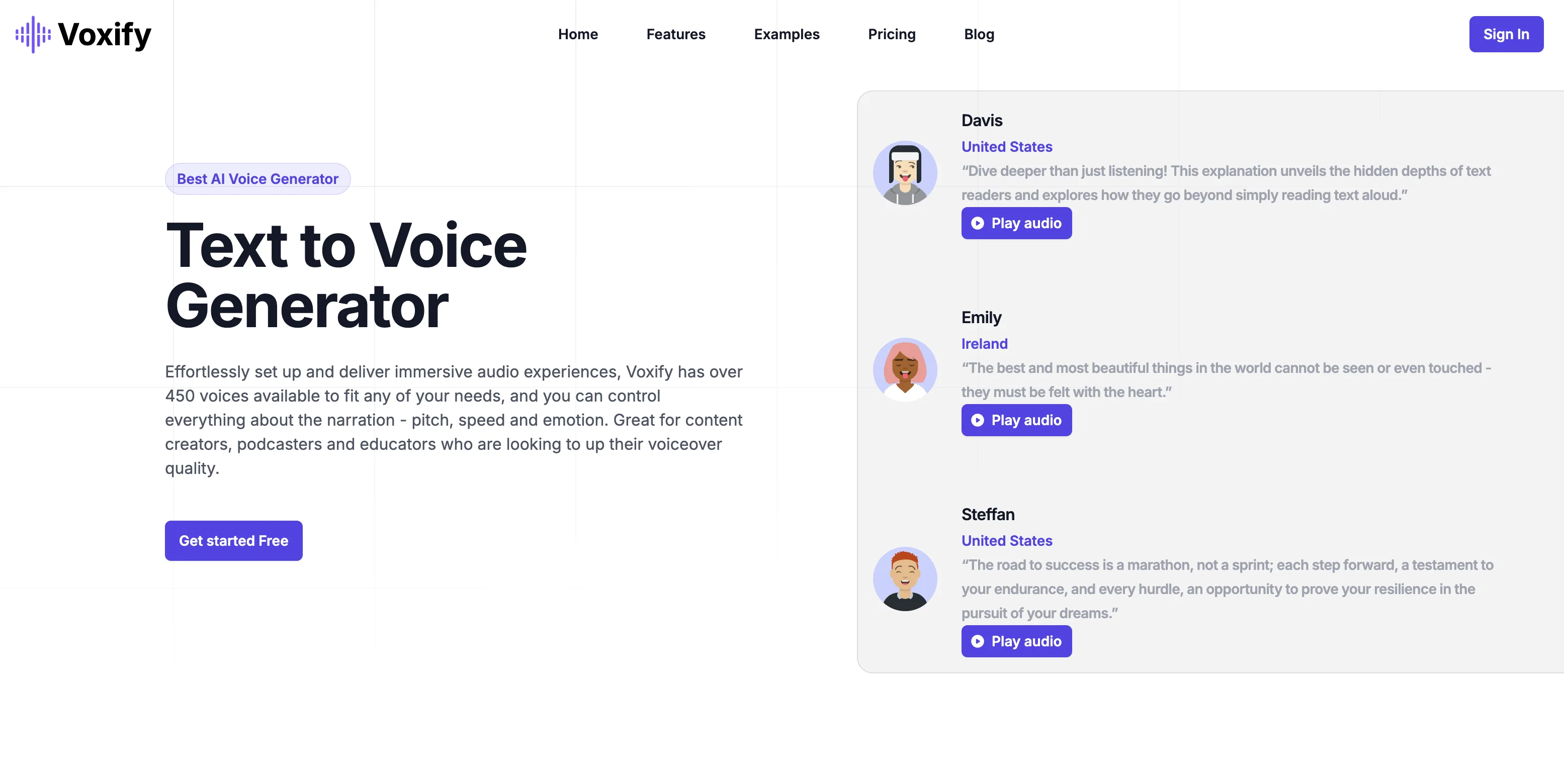Voxify screenshot