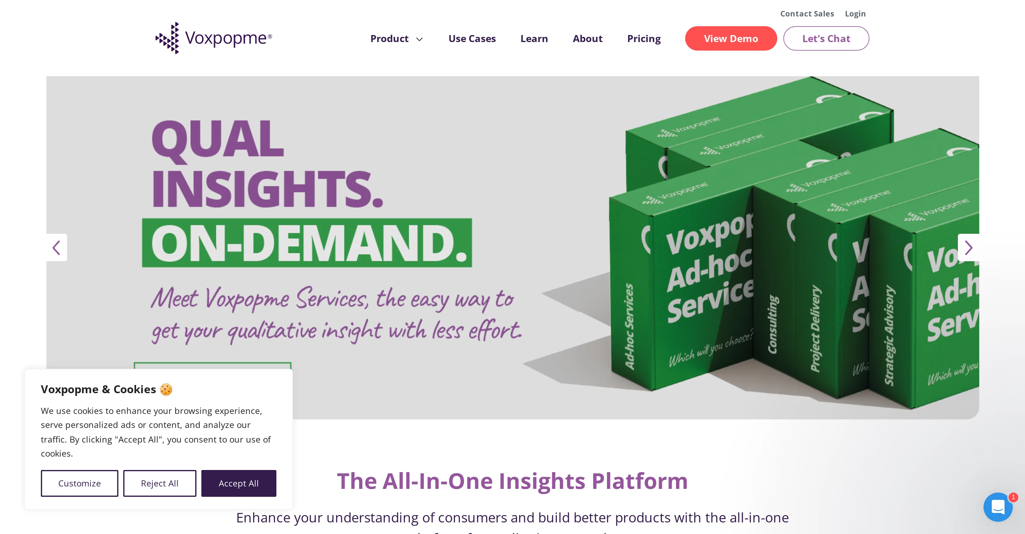 Voxpopme screenshot