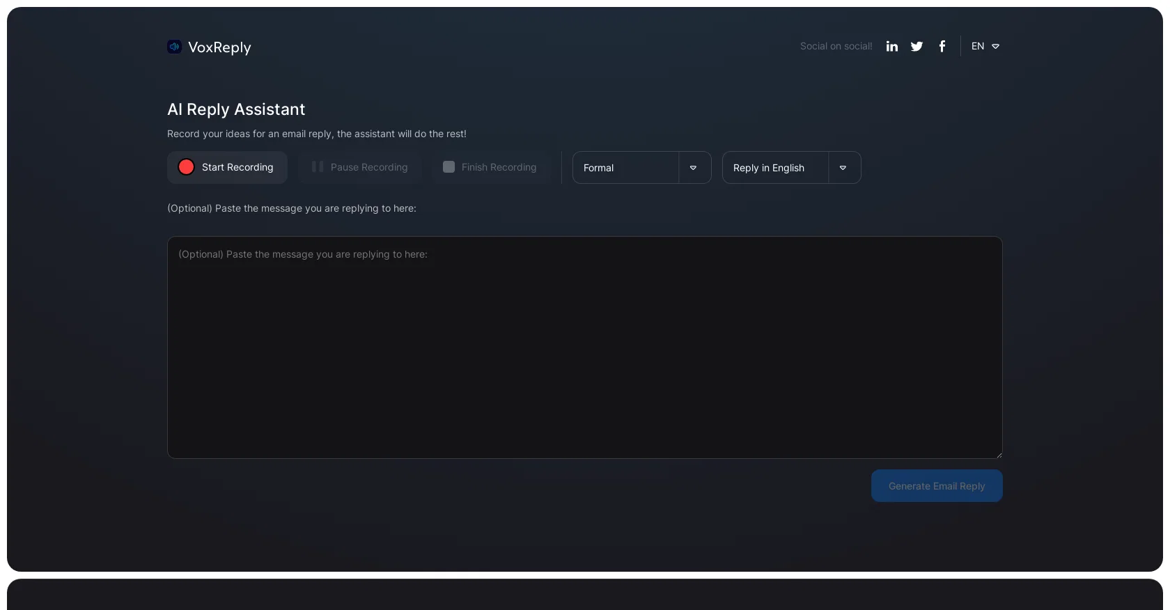 VoxReplay screenshot