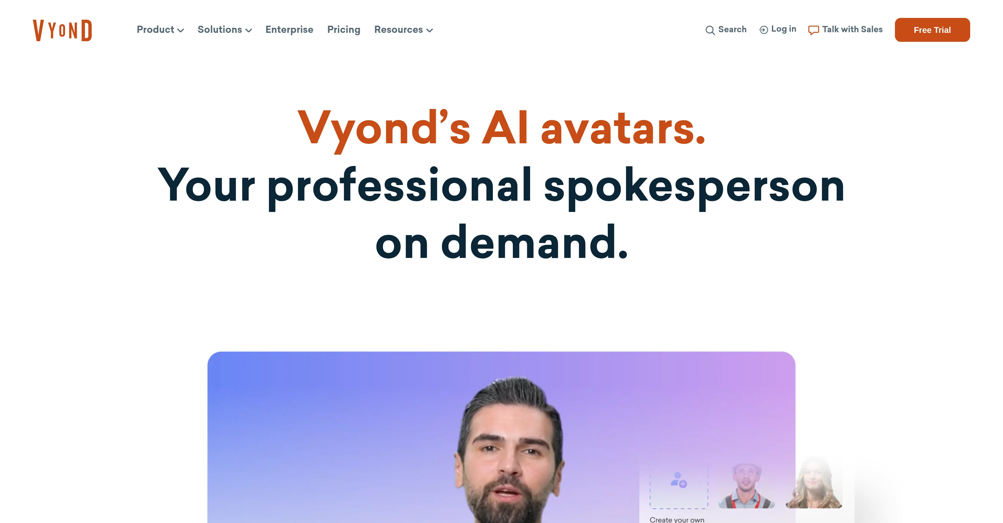 Vyond Avatars screenshot