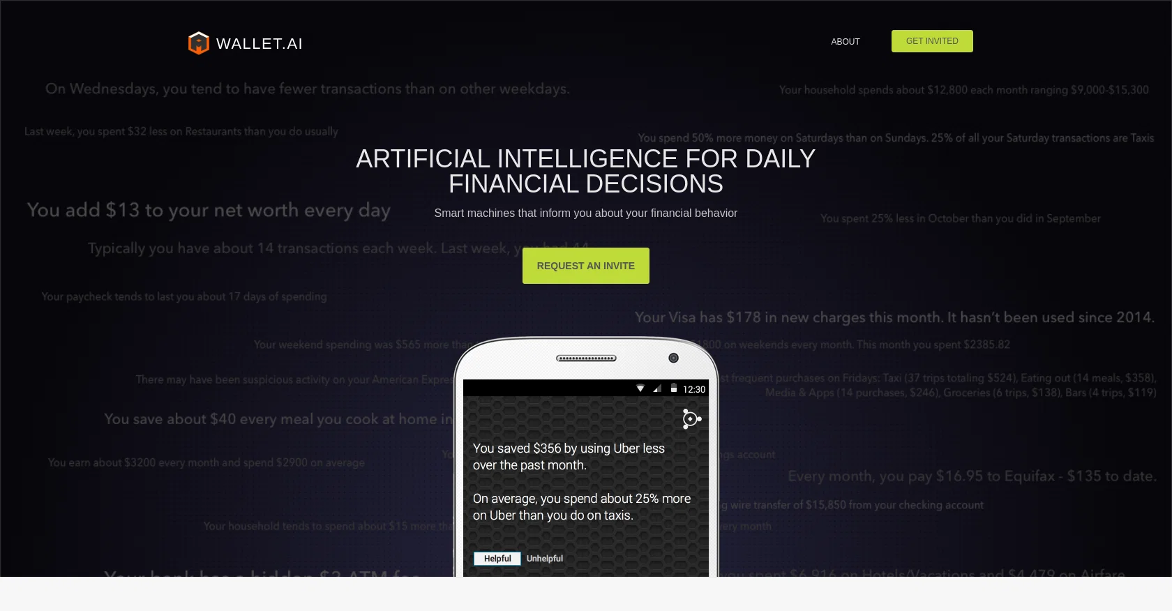 Wallet AI screenshot