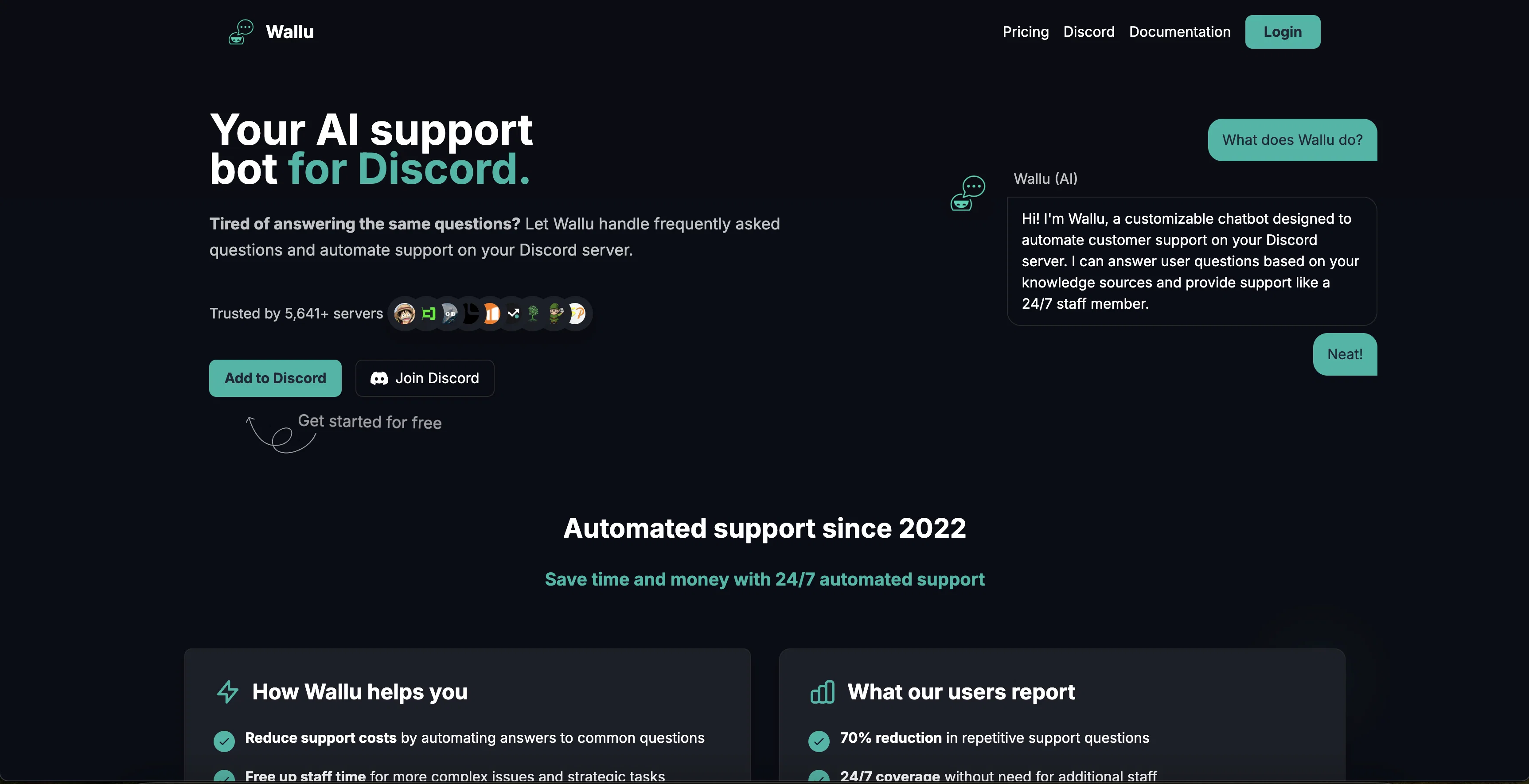 Wallu screenshot