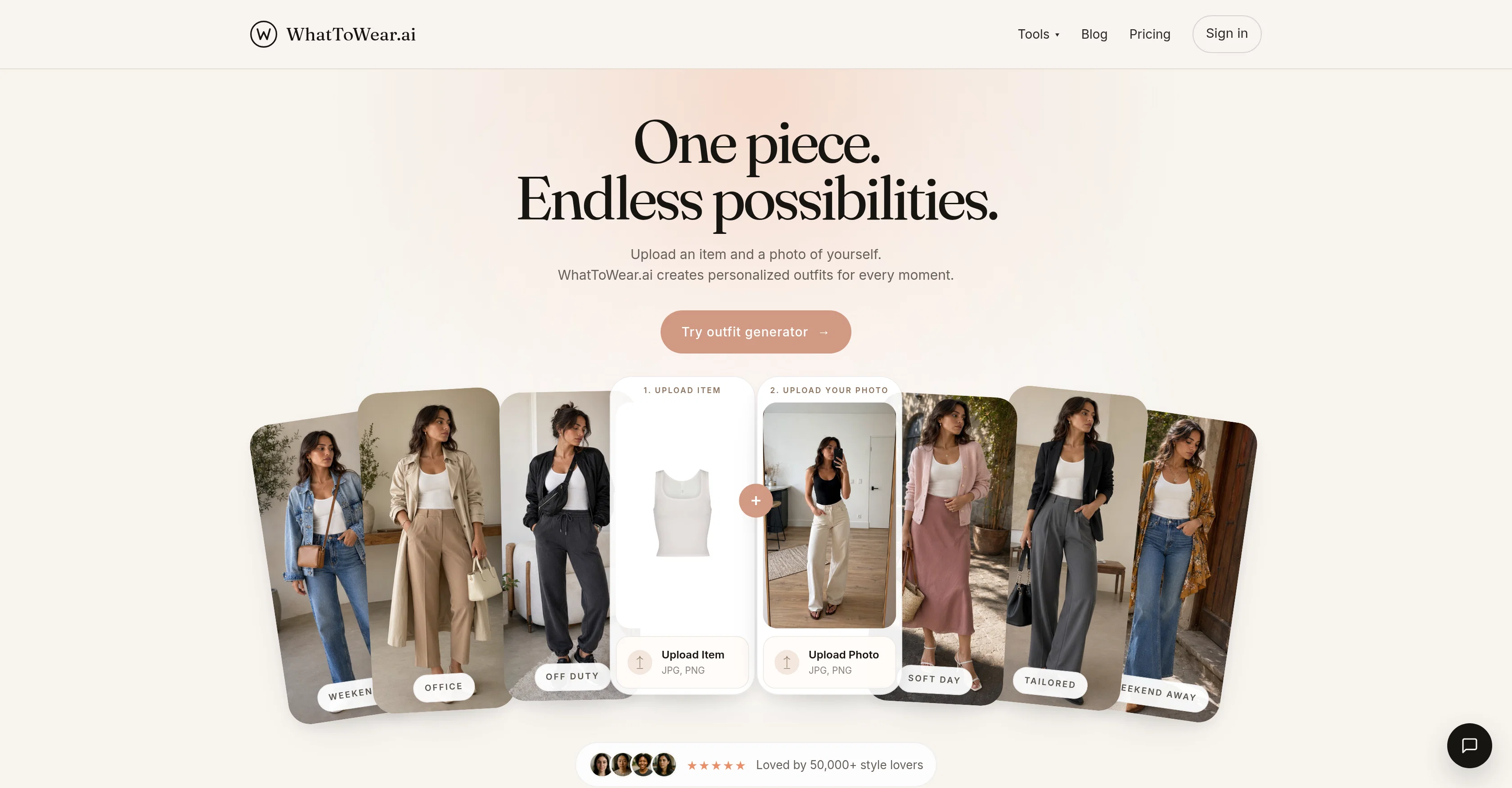 WhatToWear | Outfit Generator screenshot