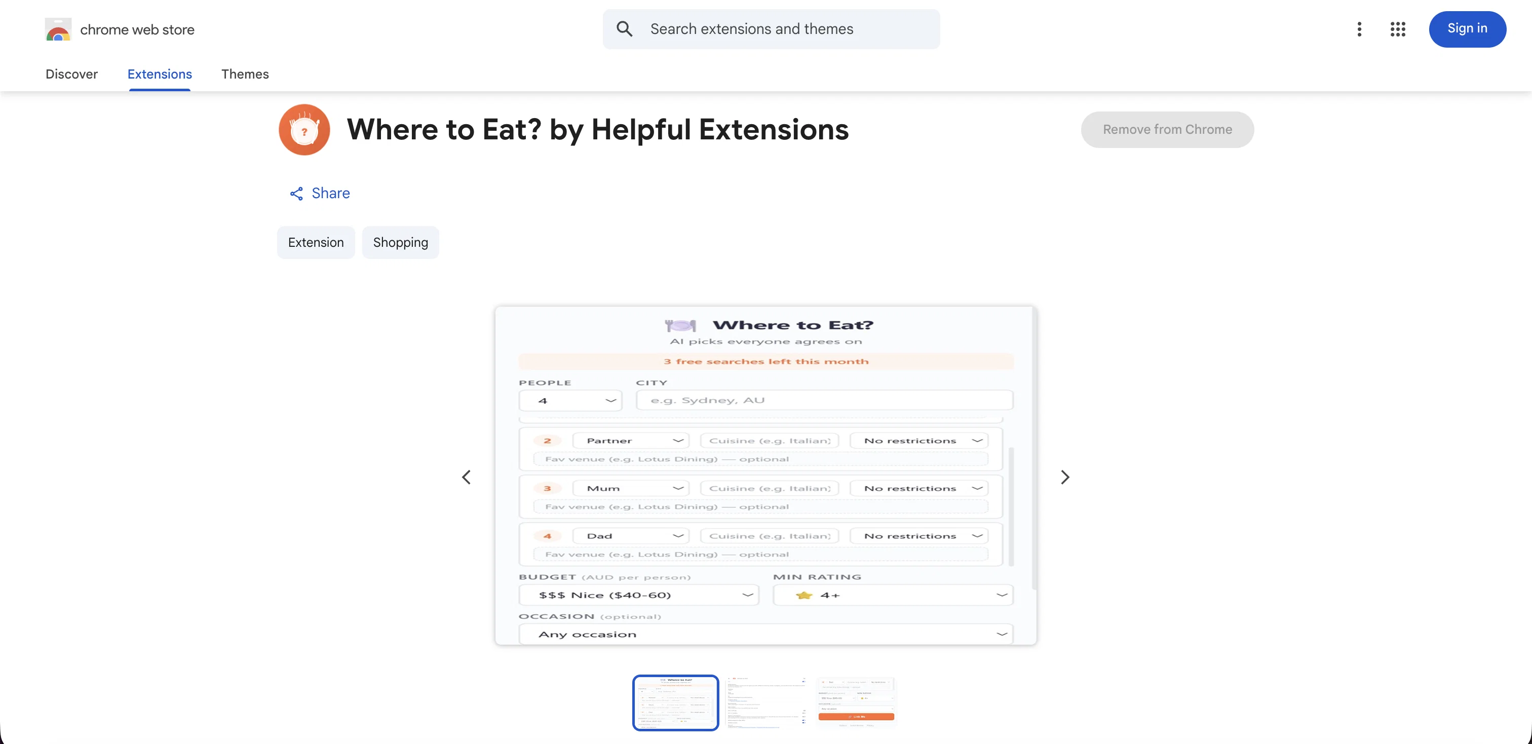 Where to Eat? screenshot