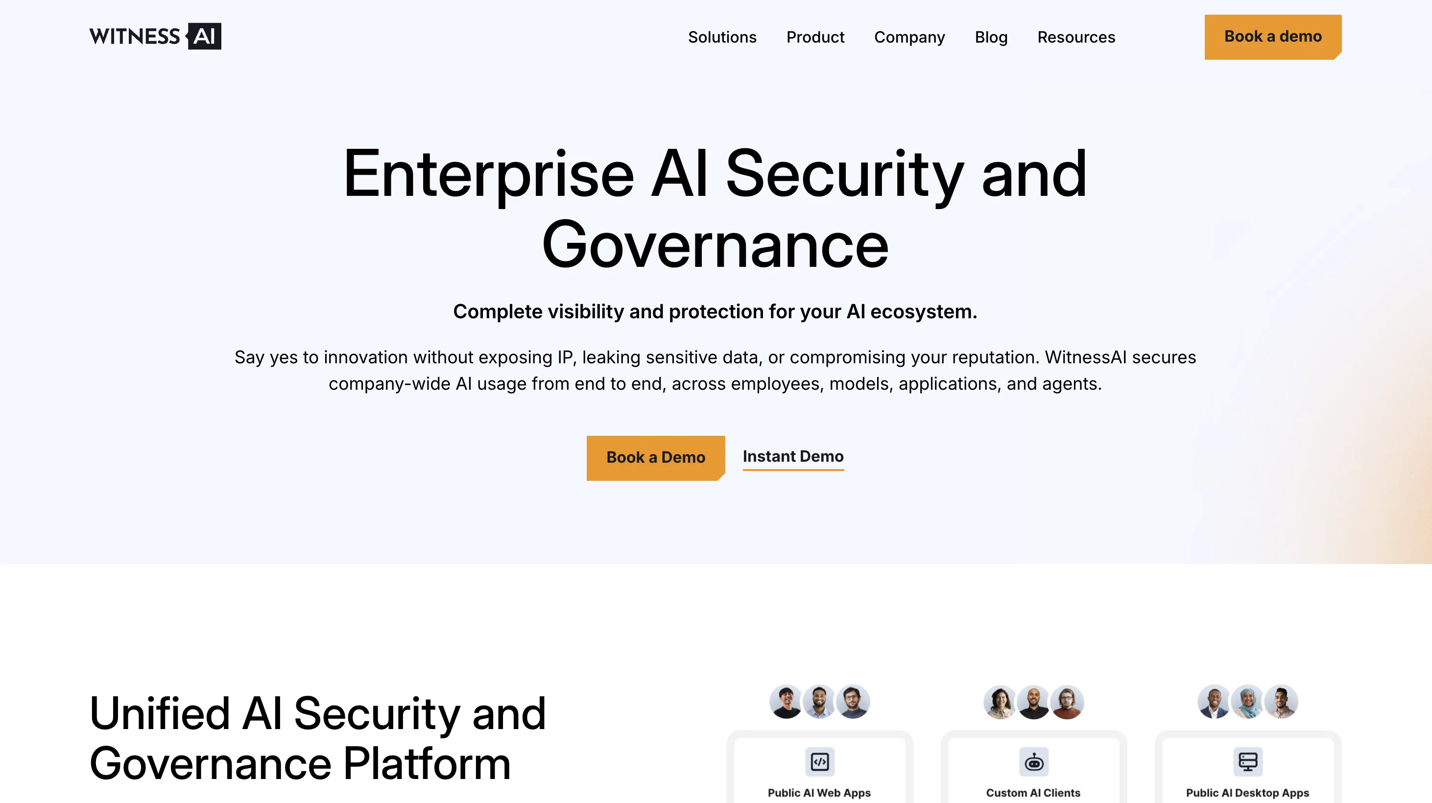 WitnessAI screenshot