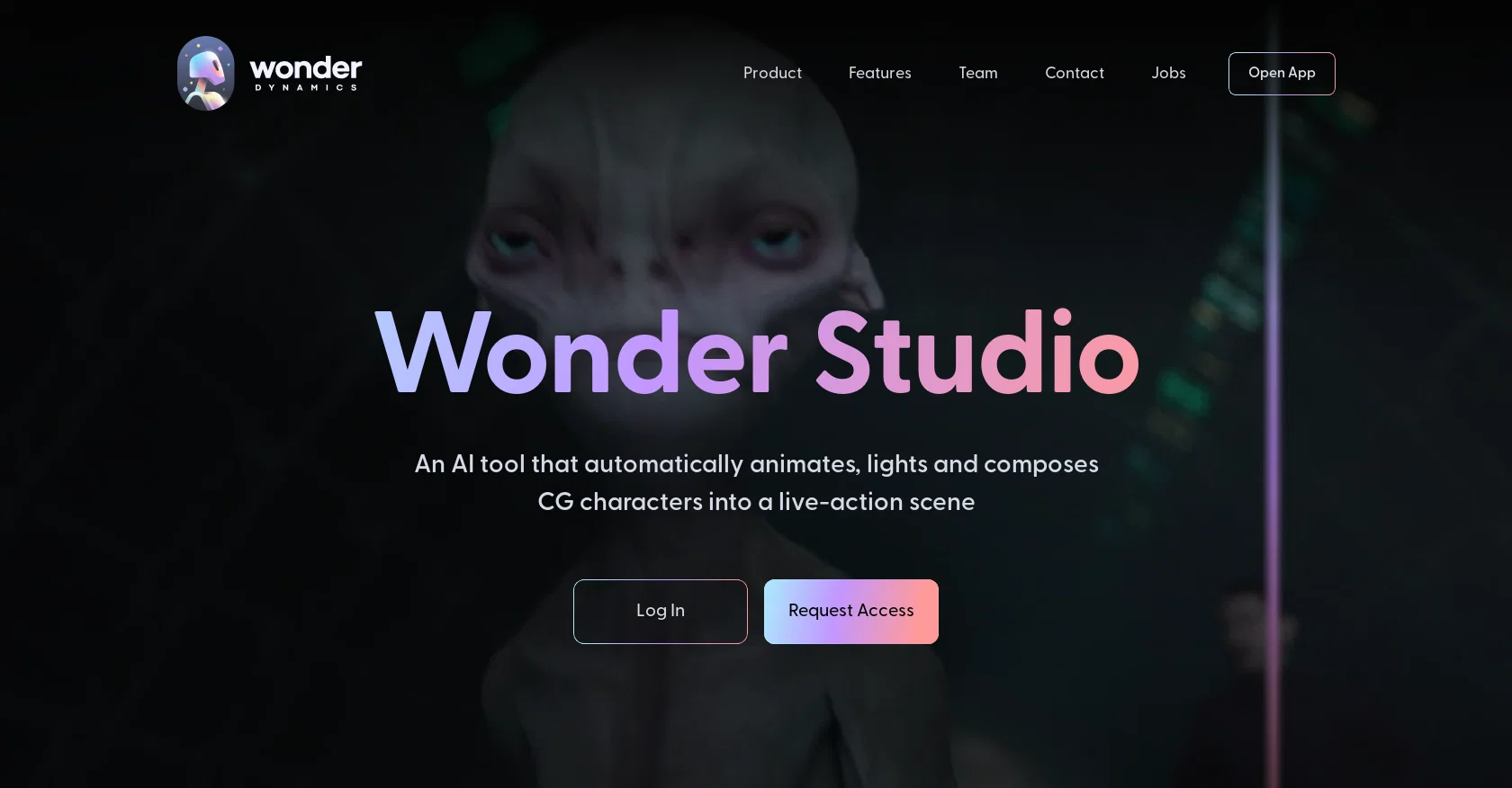 Wonder Dynamics screenshot
