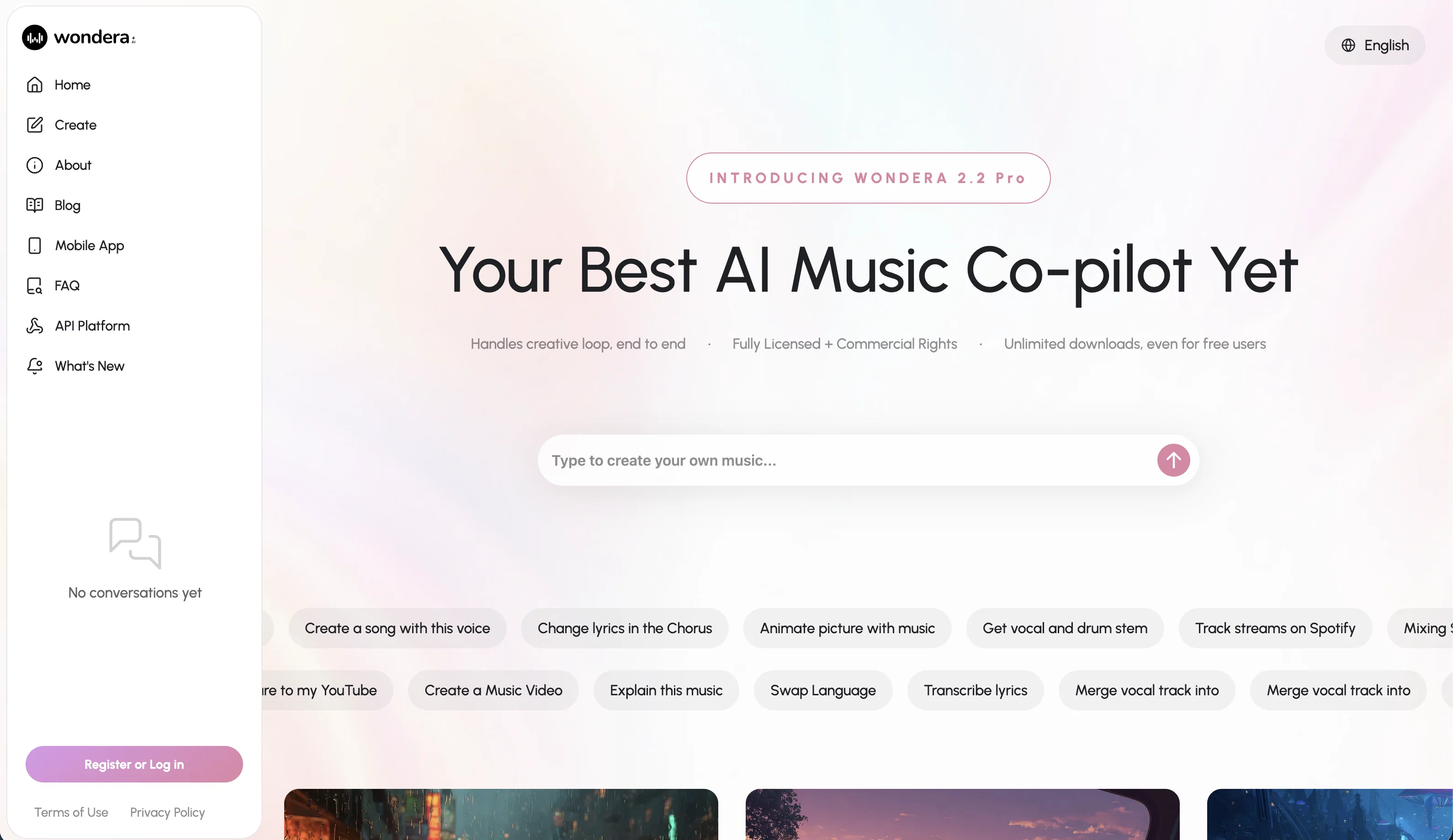 Wondera screenshot