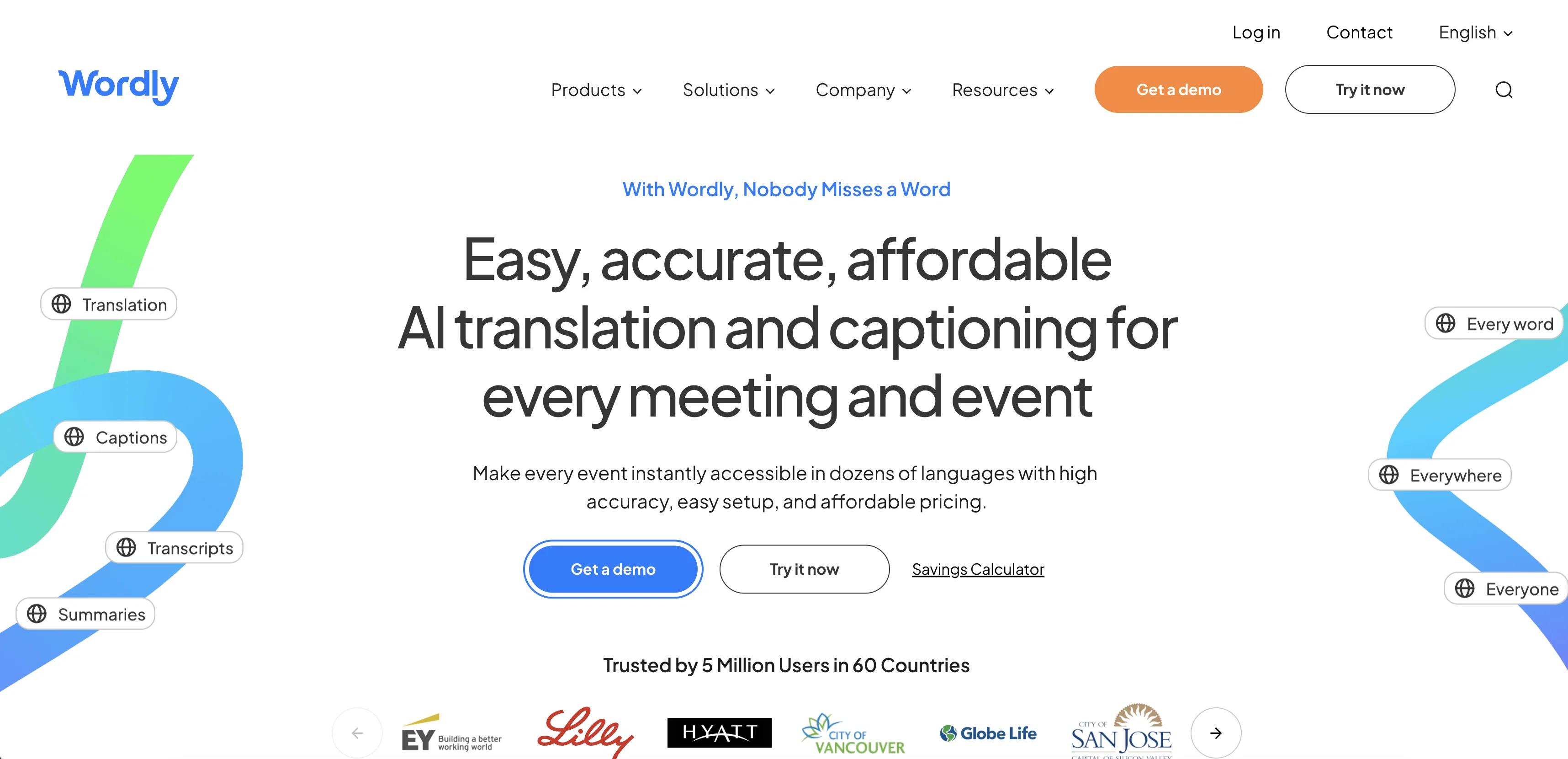 Wordly AI Translation screenshot