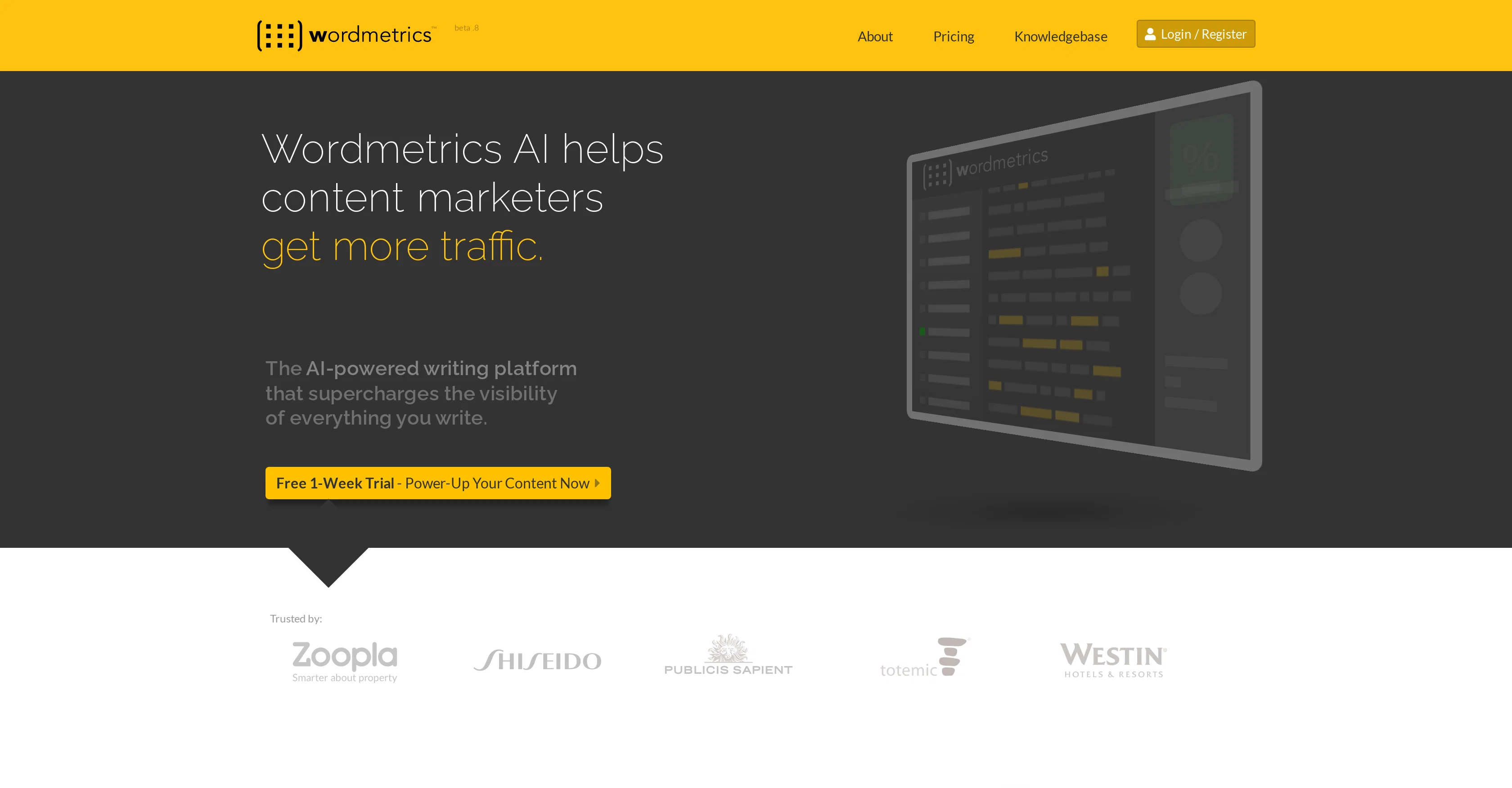 Wordmetrics screenshot