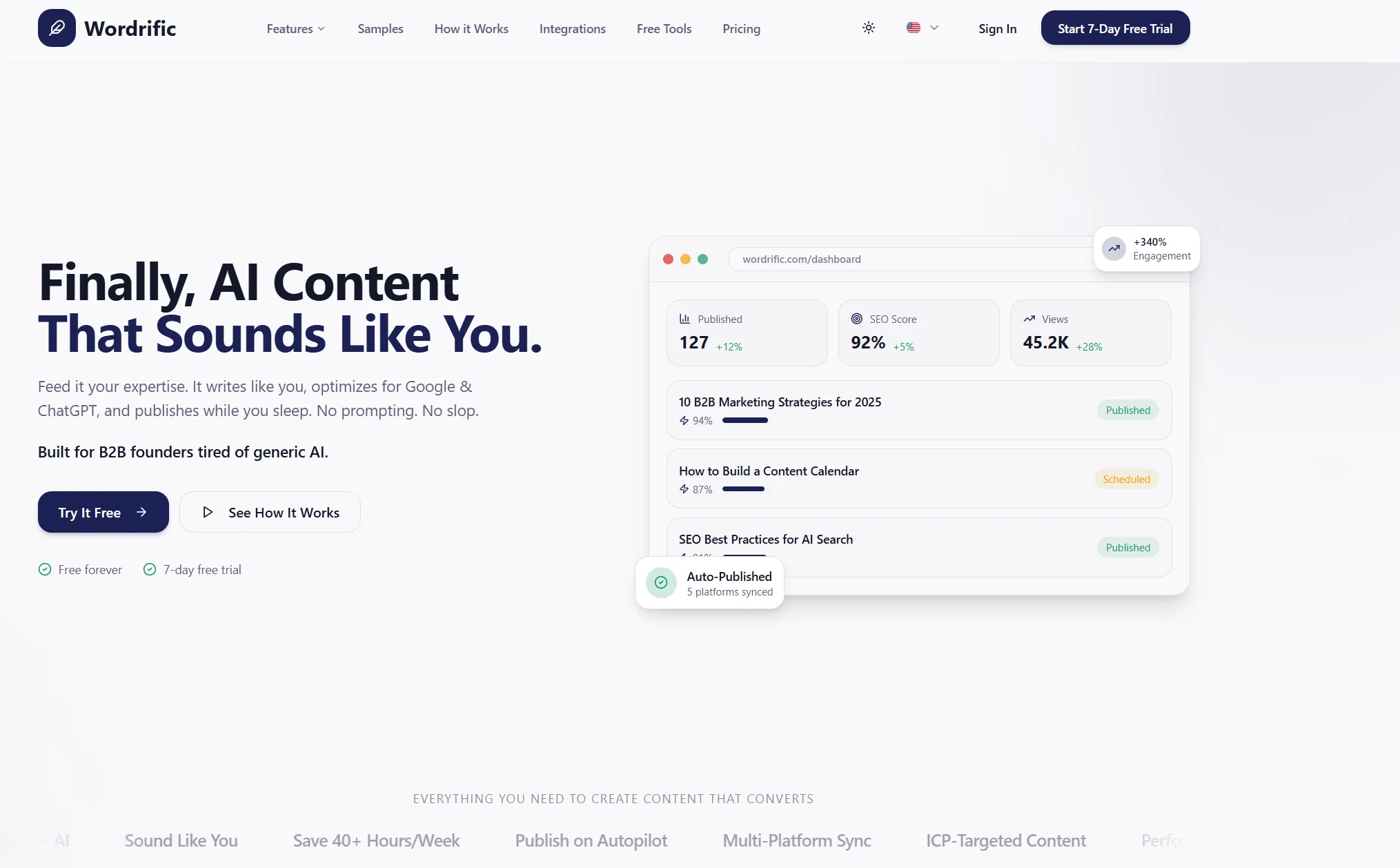 Wordrific screenshot