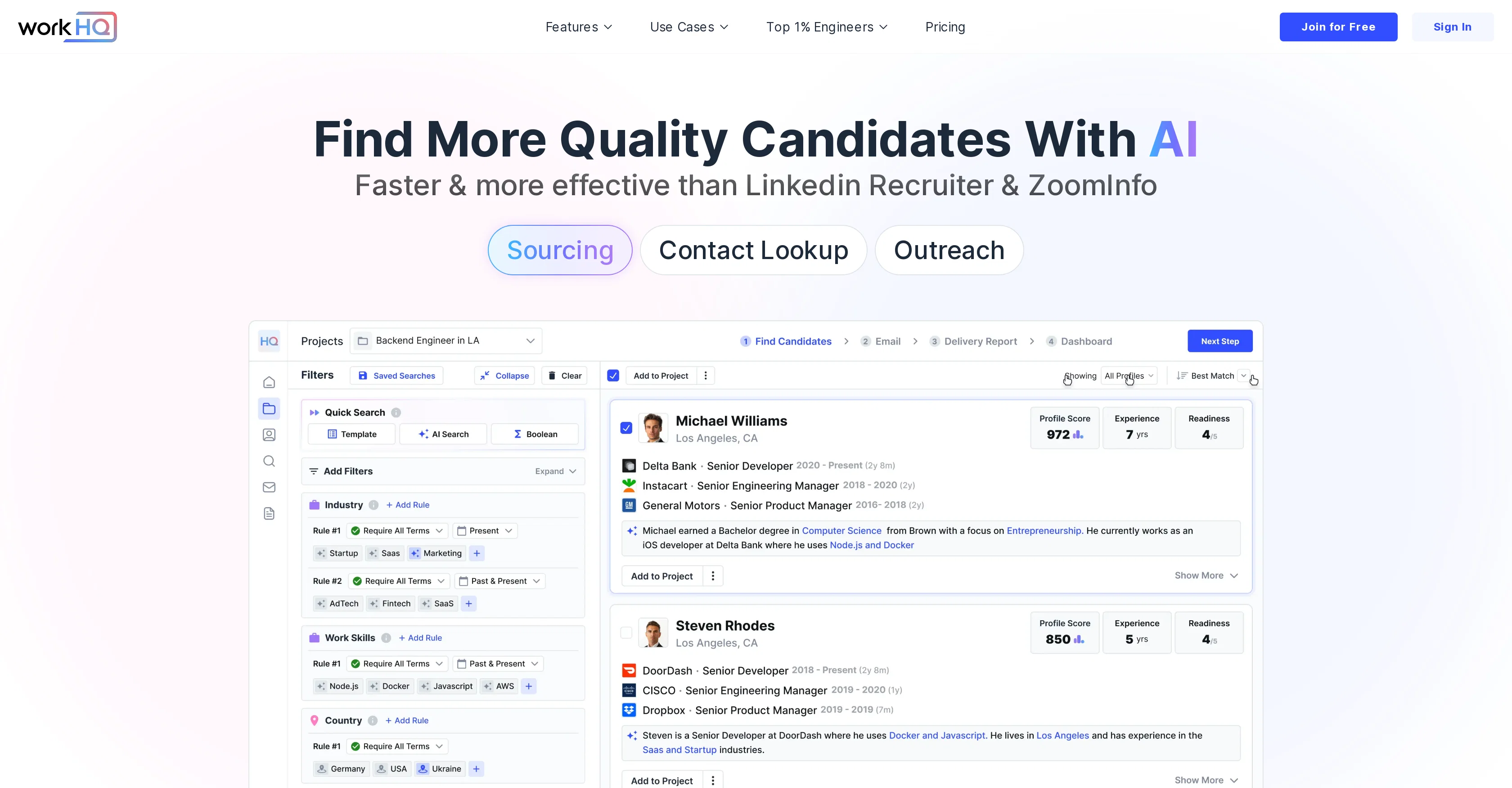 WorkHQ screenshot