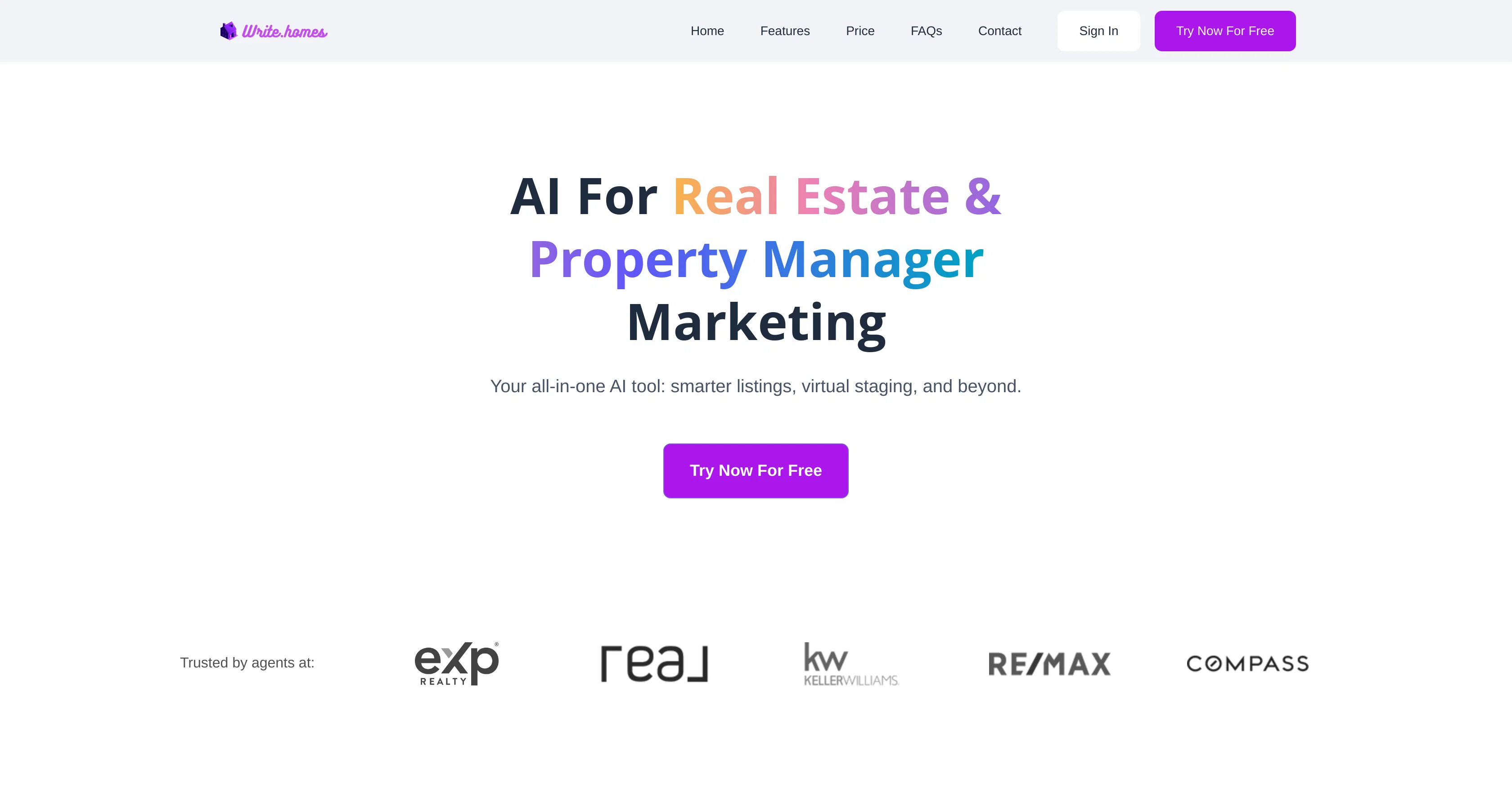 Write.homes screenshot