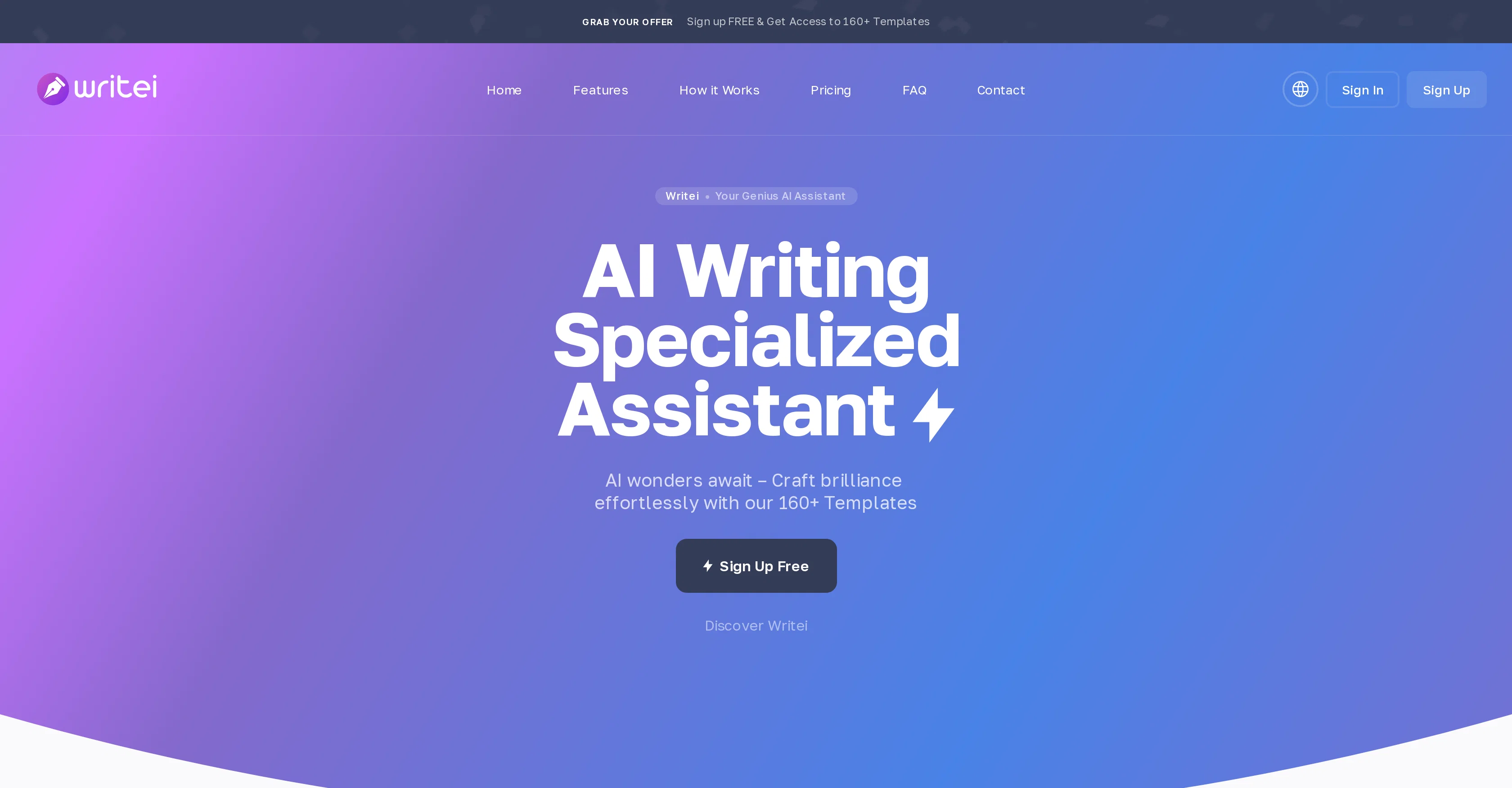 Writei screenshot