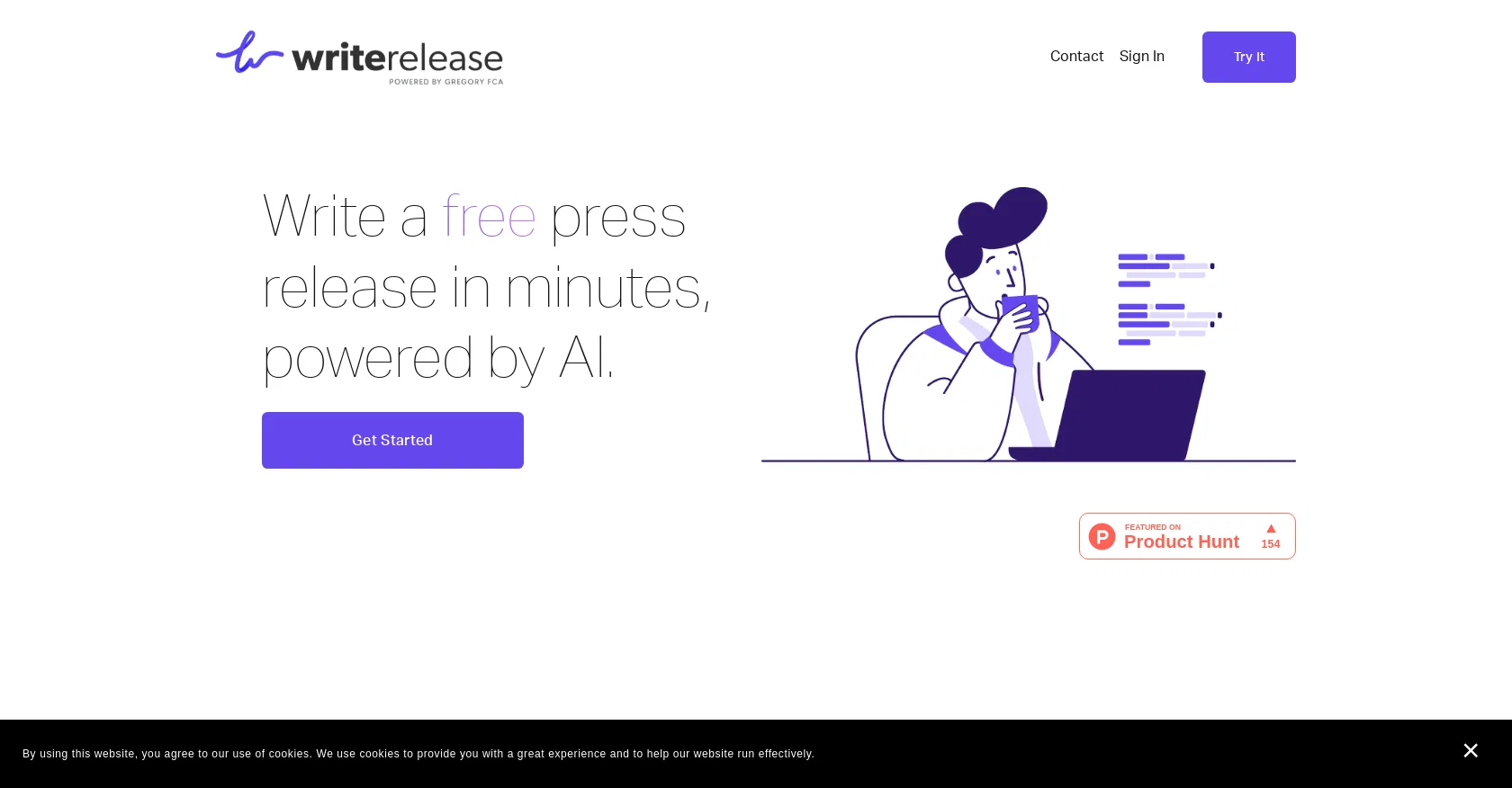 Writerelease screenshot