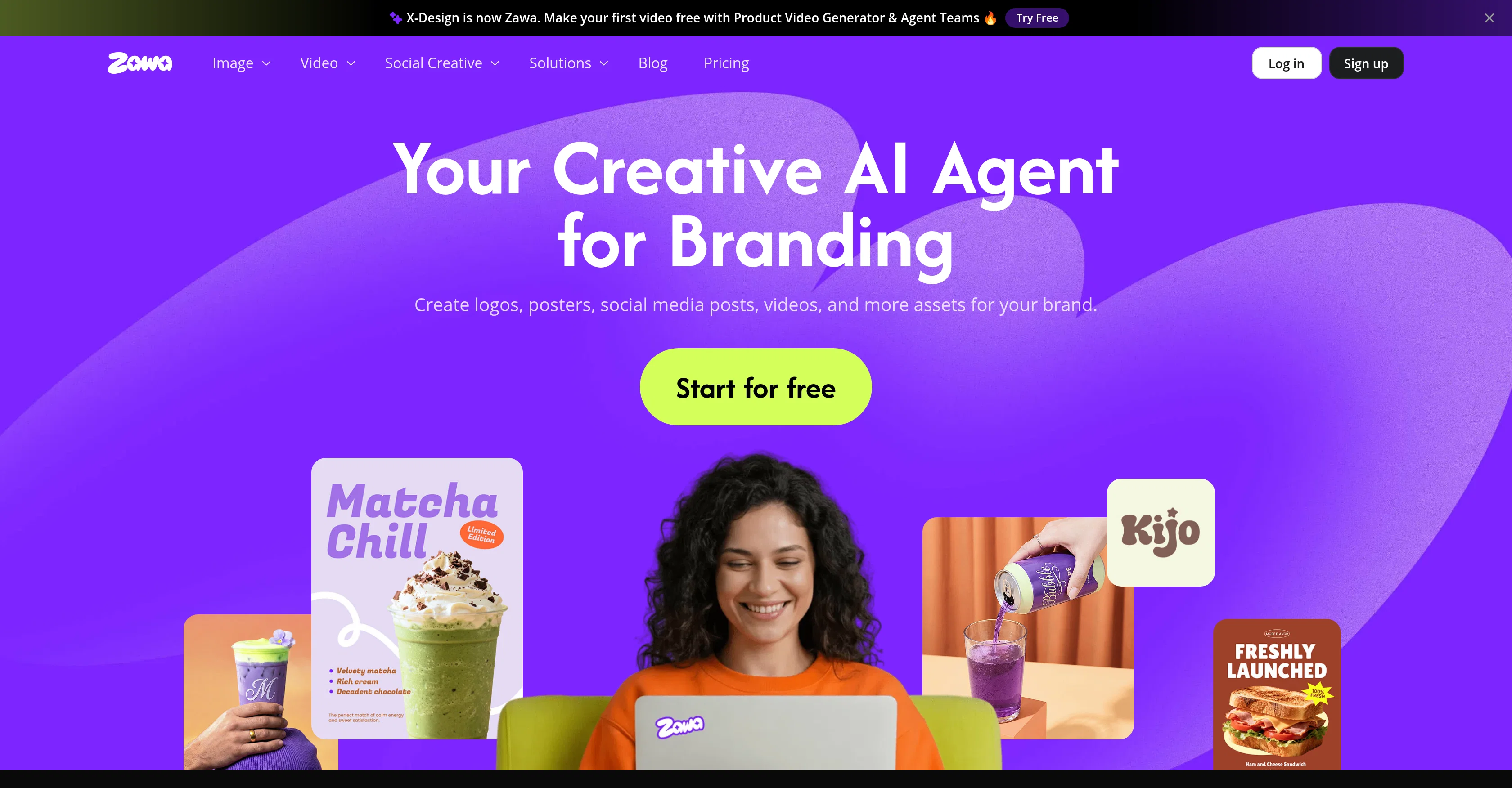 Zawa AI | Brand Kit Generator & Editor screenshot