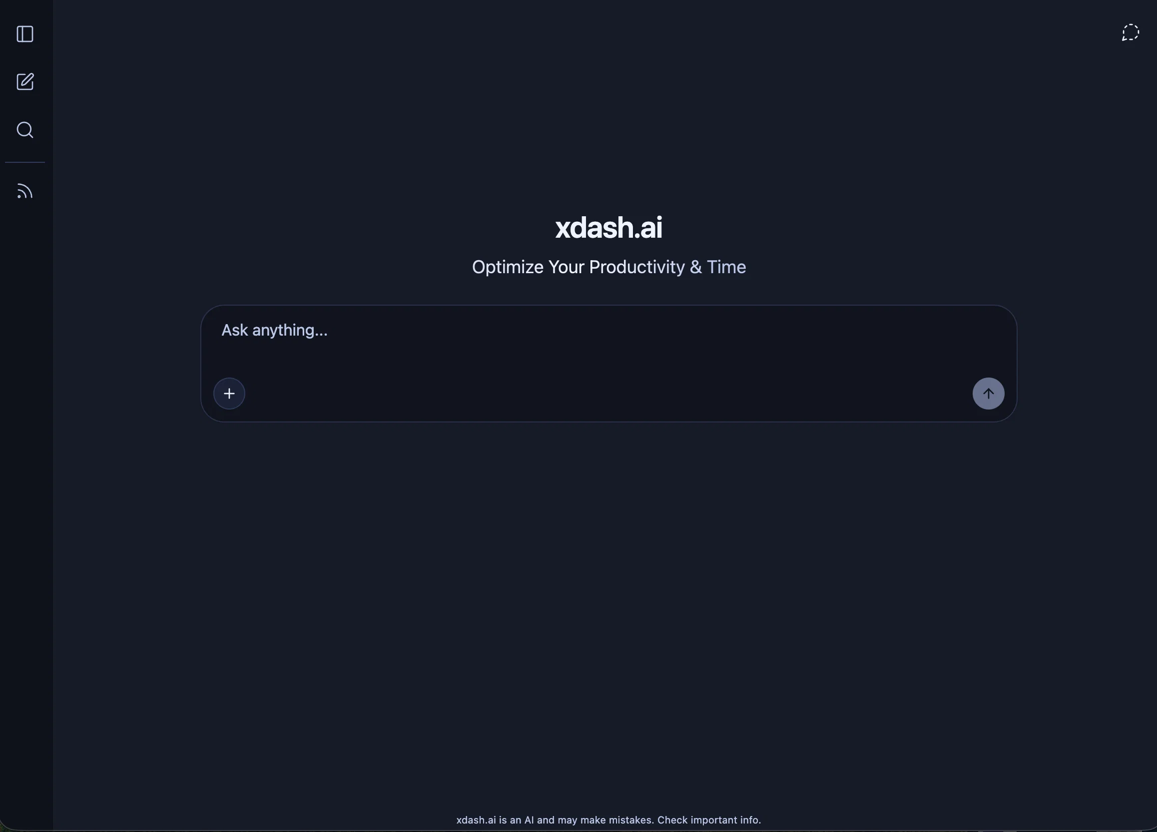 Xdash screenshot