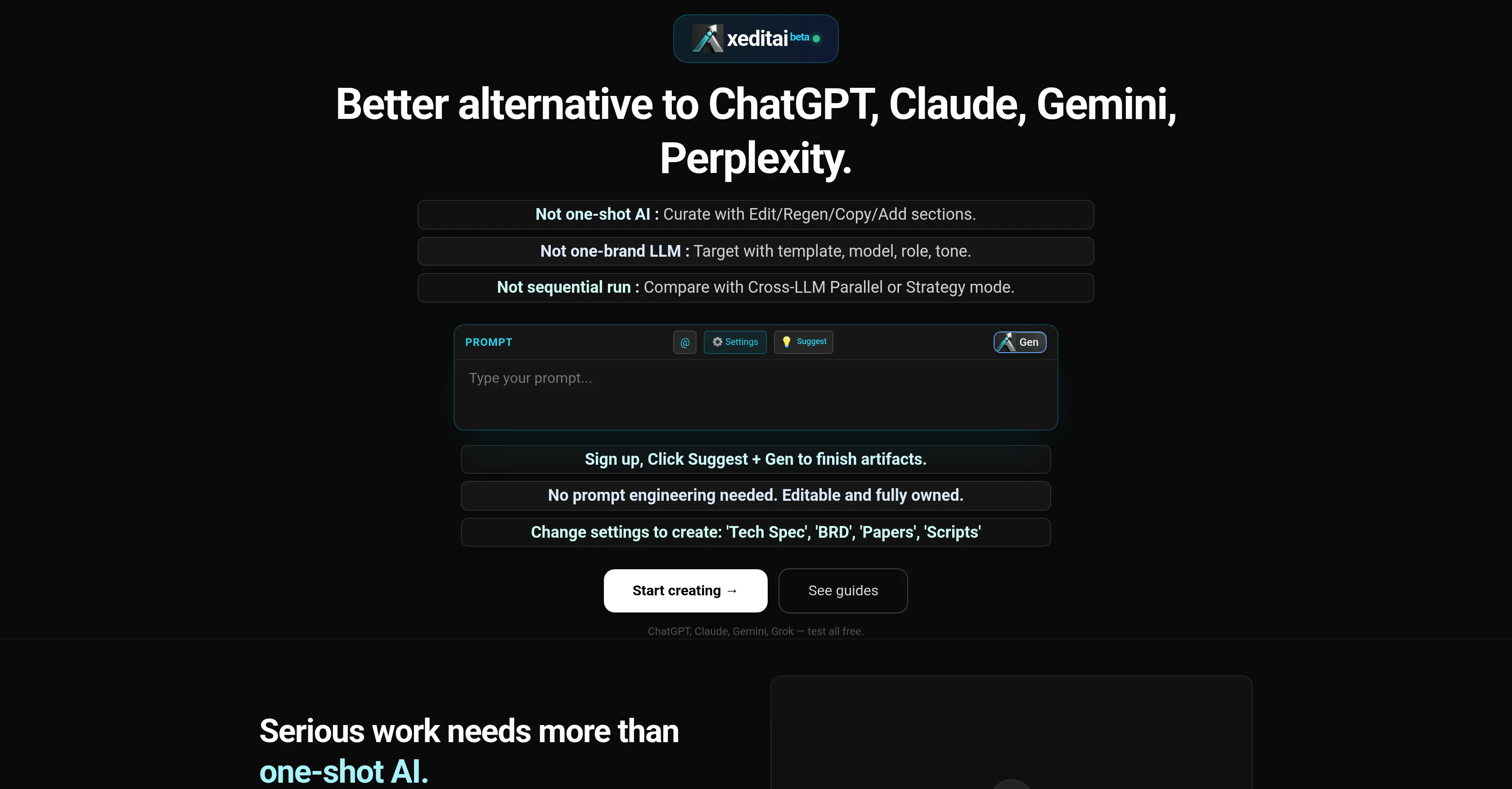 xeditai screenshot