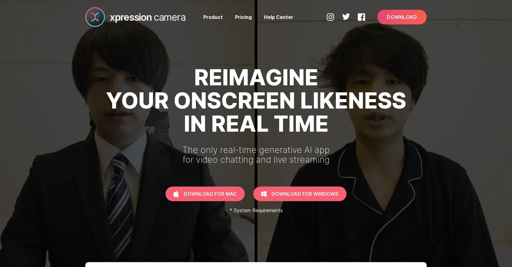 xpression camera screenshot