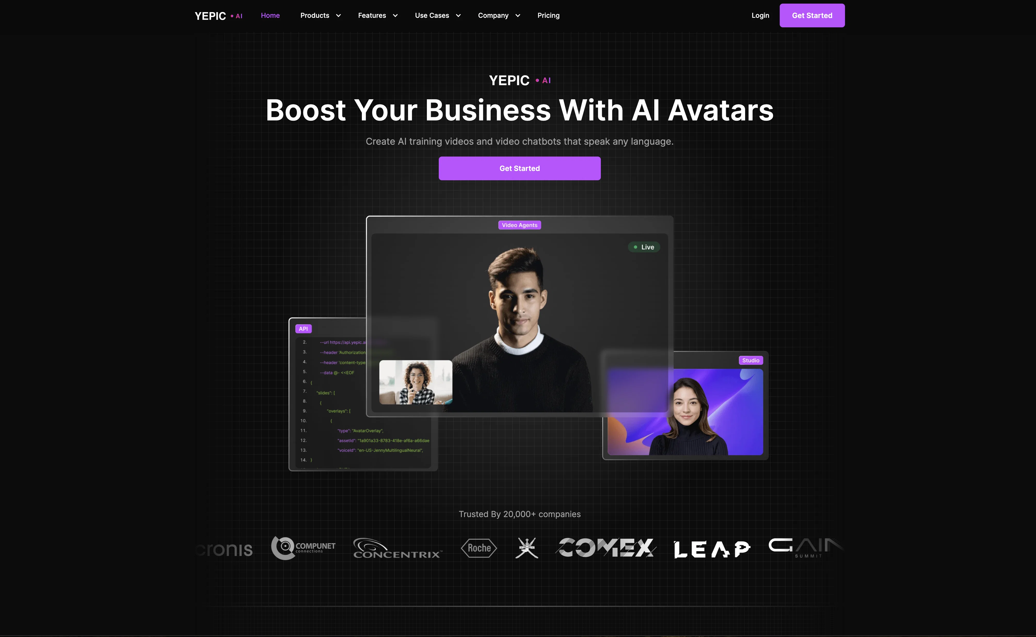 Yepic AI screenshot