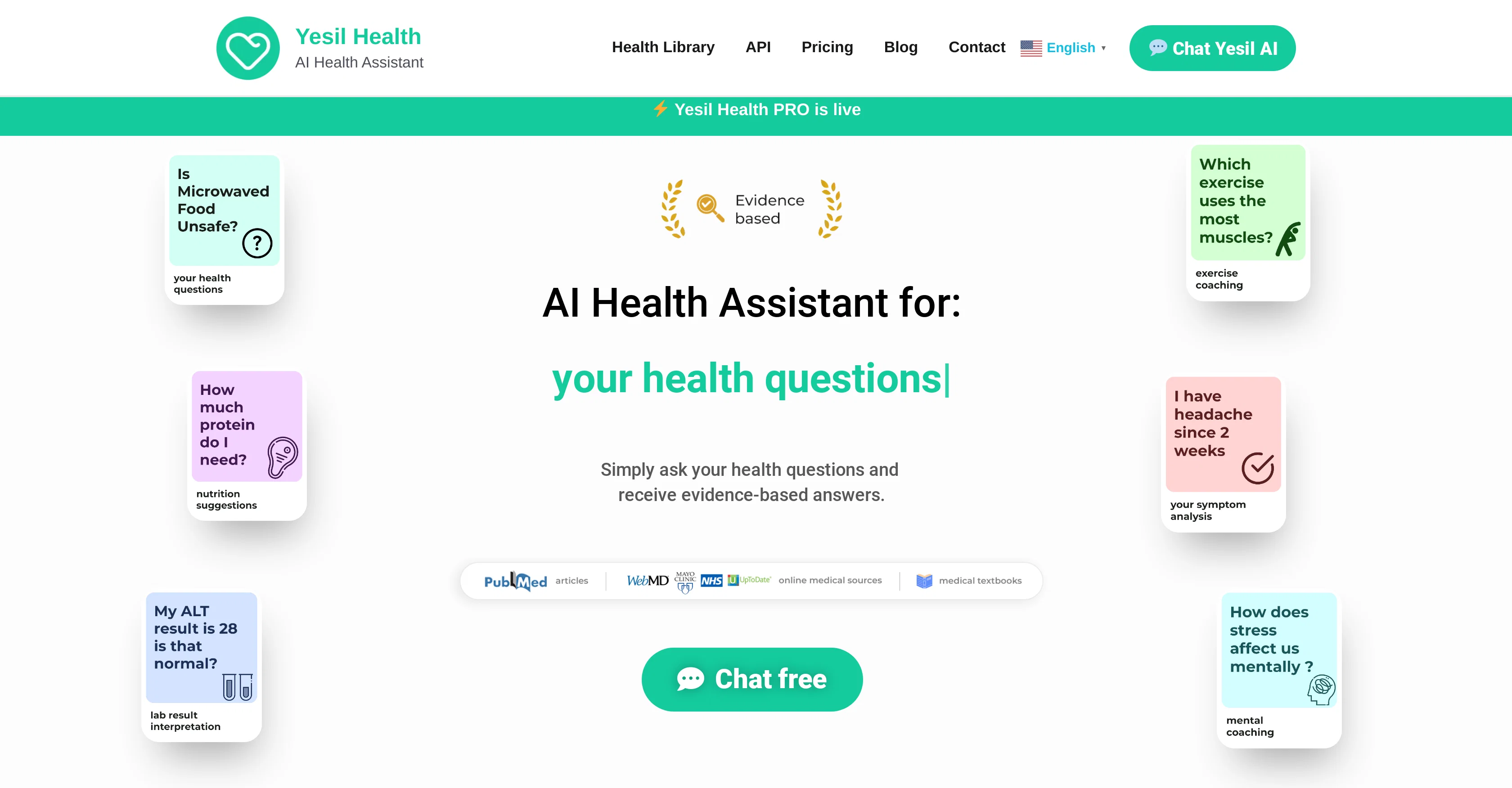 Yesil Health screenshot