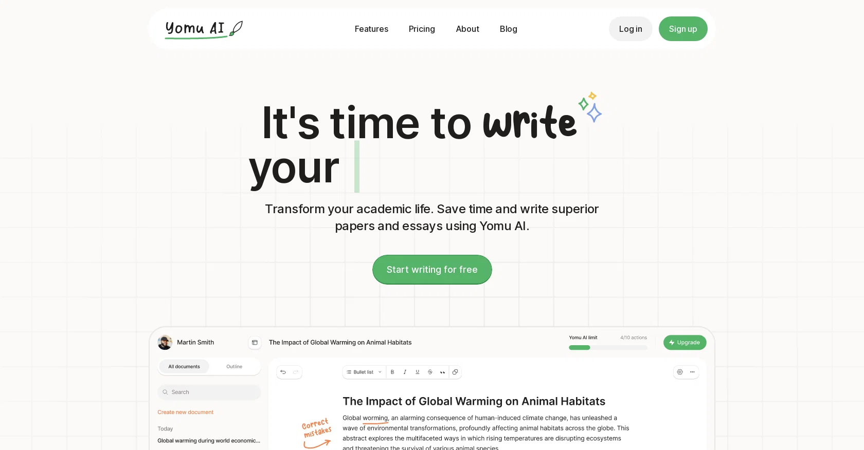 Yomu screenshot