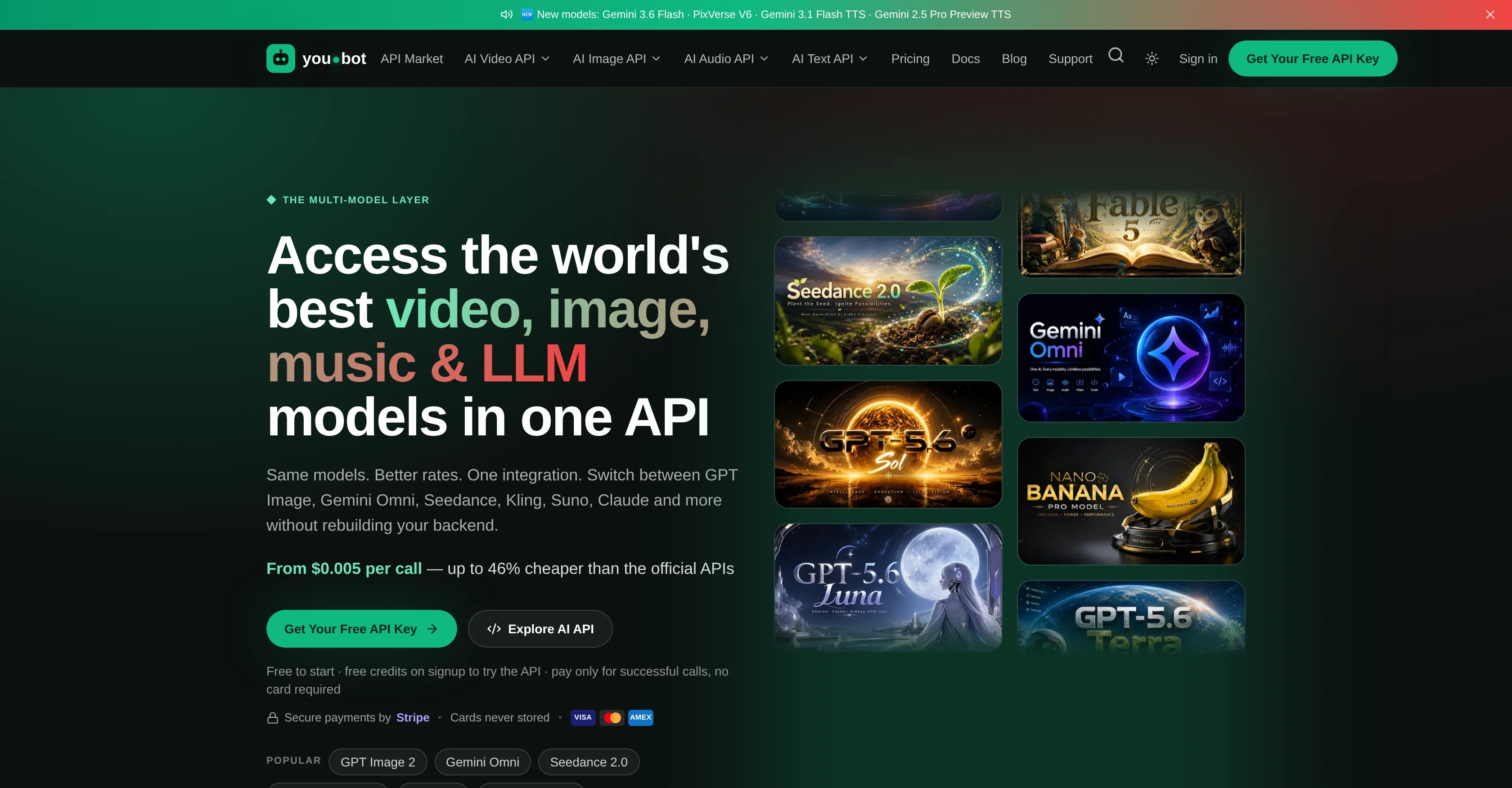 You.bot | Save ~80% on AI APIs screenshot