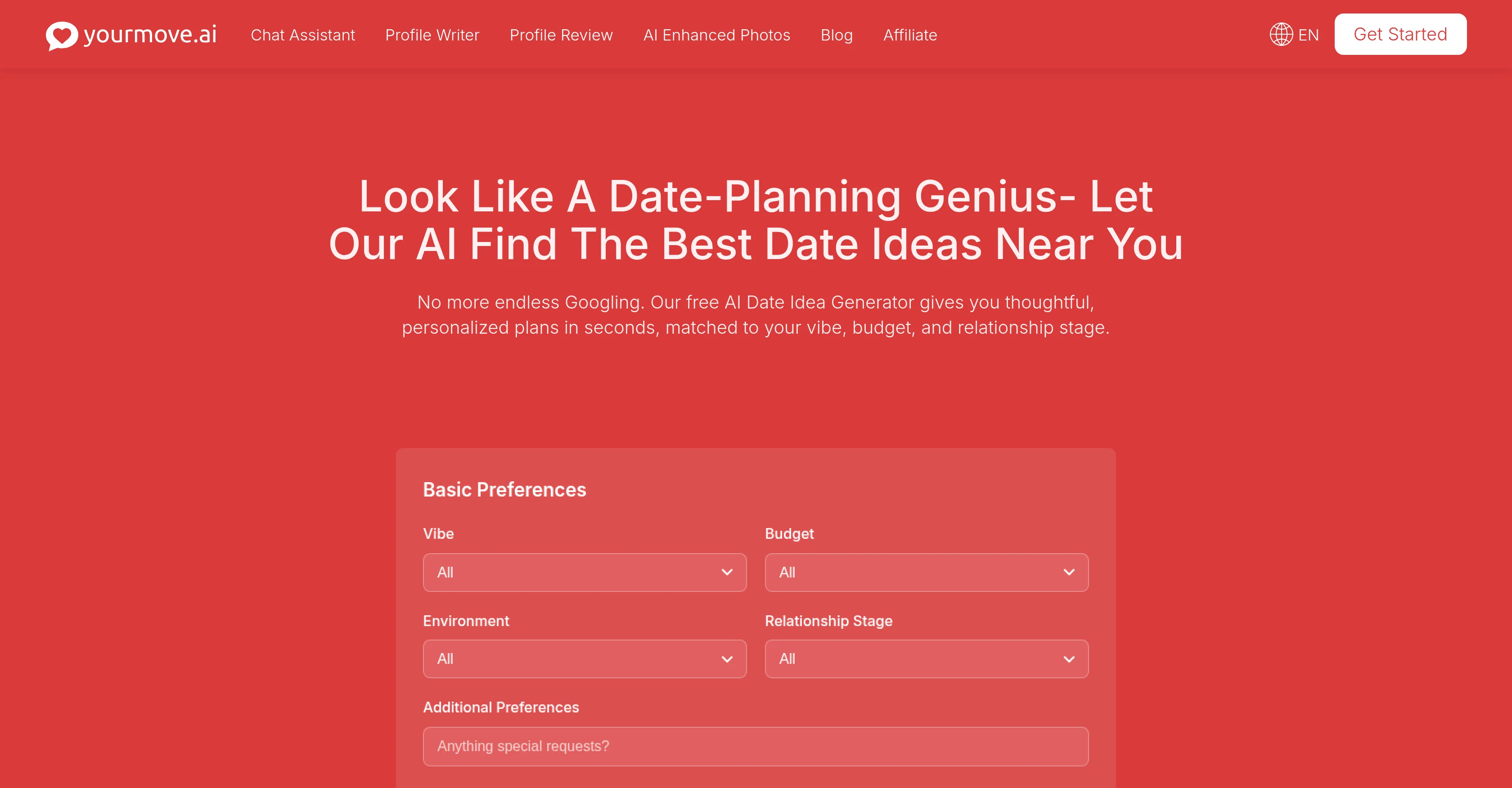 YourMove Date Ideas screenshot