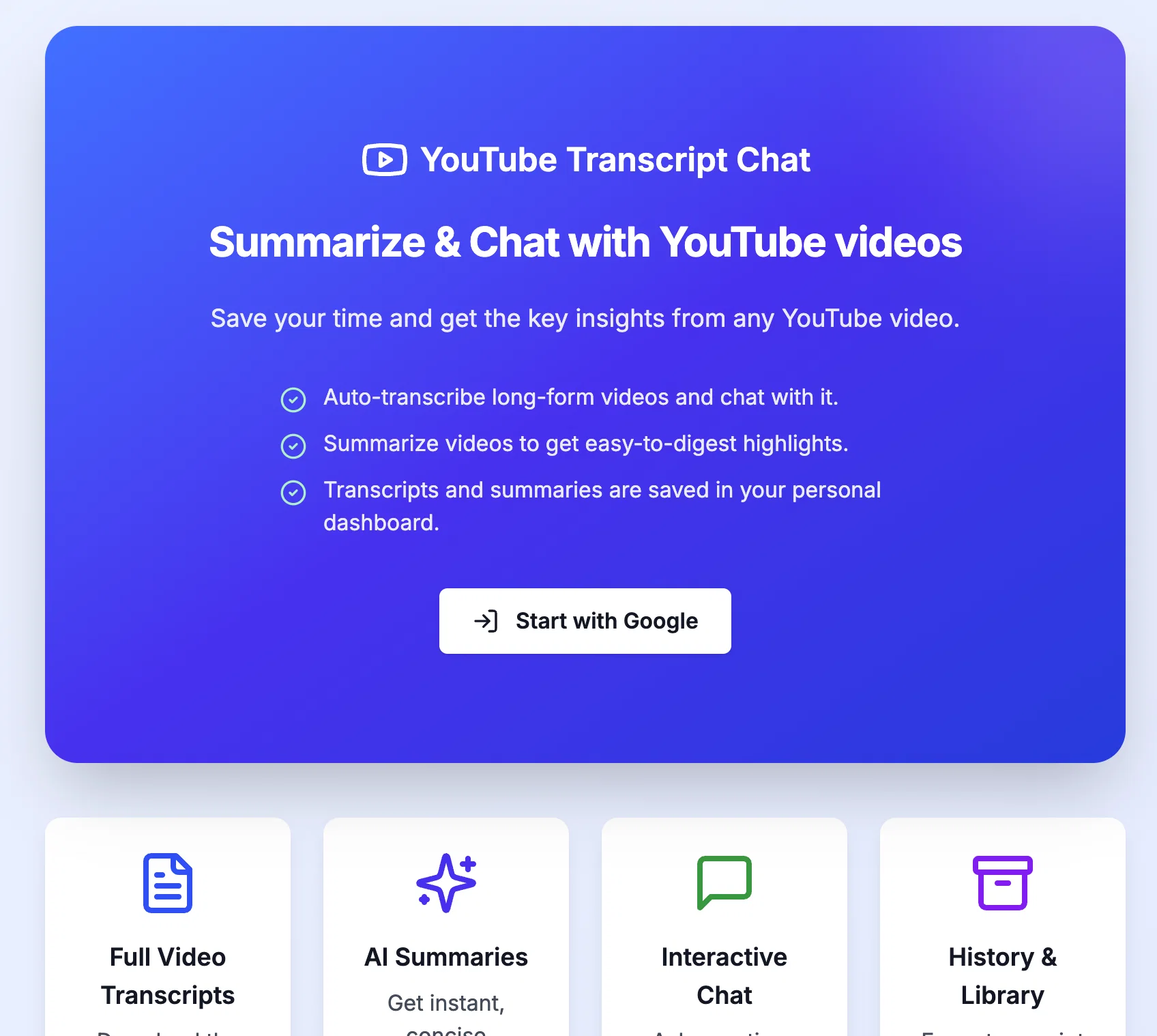 YT Chats screenshot