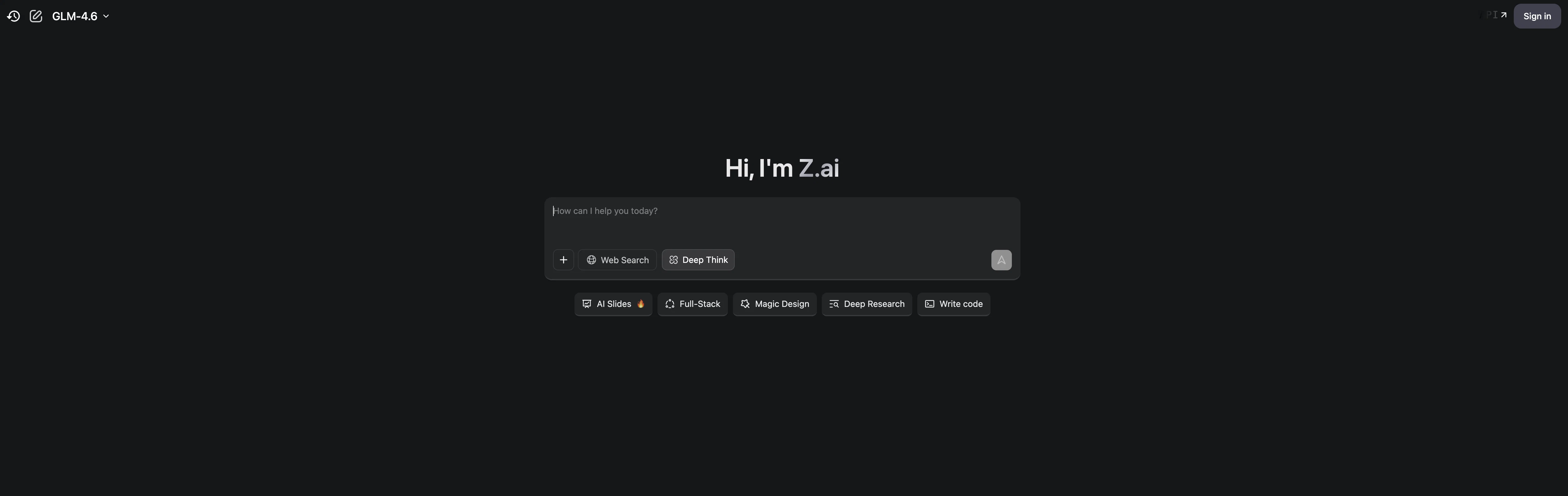 Z.aiv5 Turbo screenshot