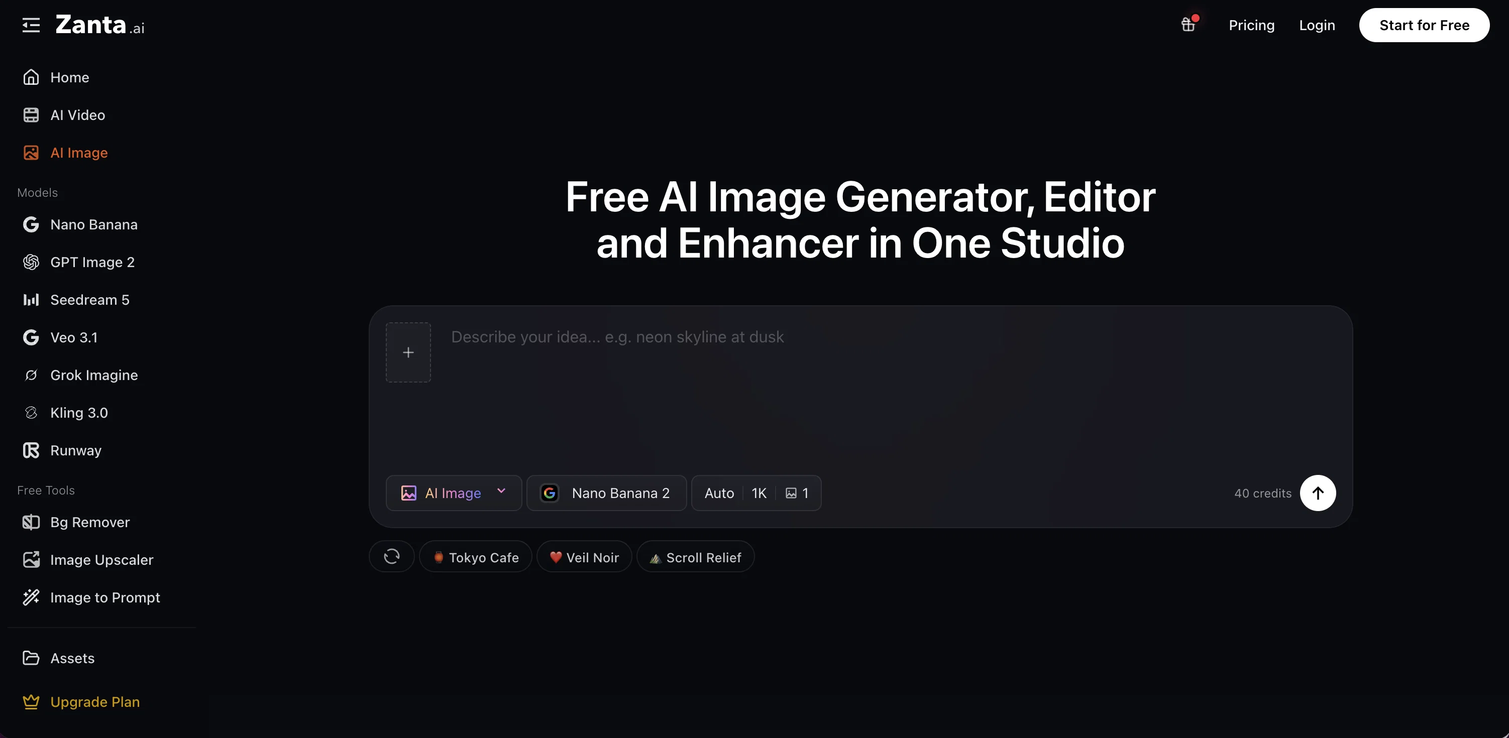 Zanta AI | Image Generator screenshot