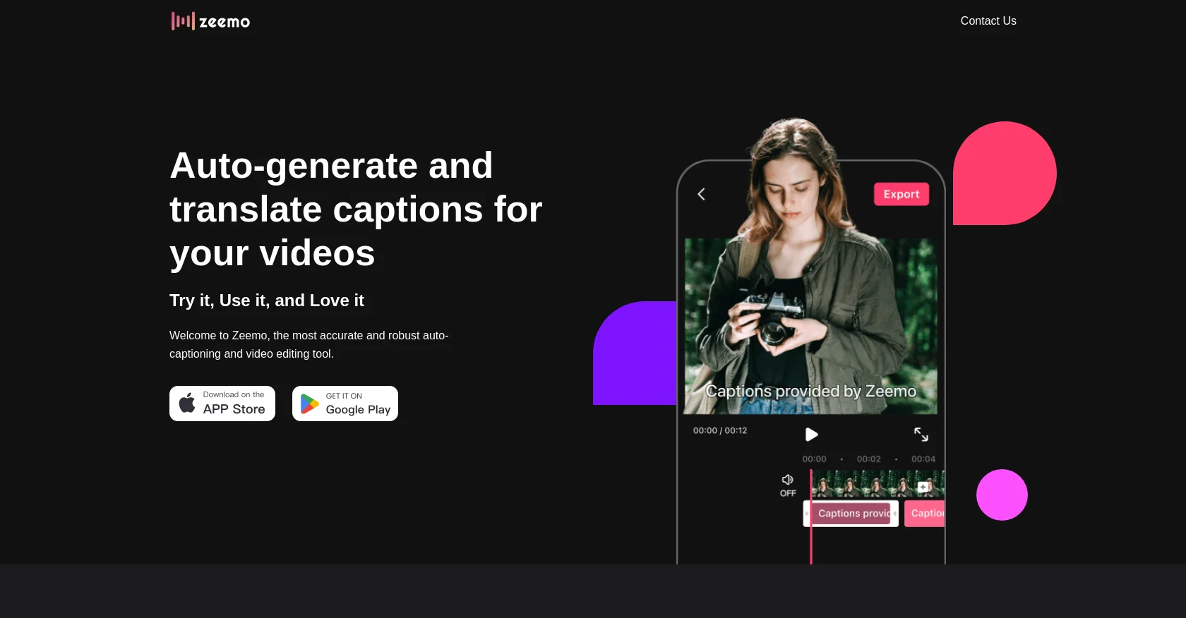 Zeemo screenshot