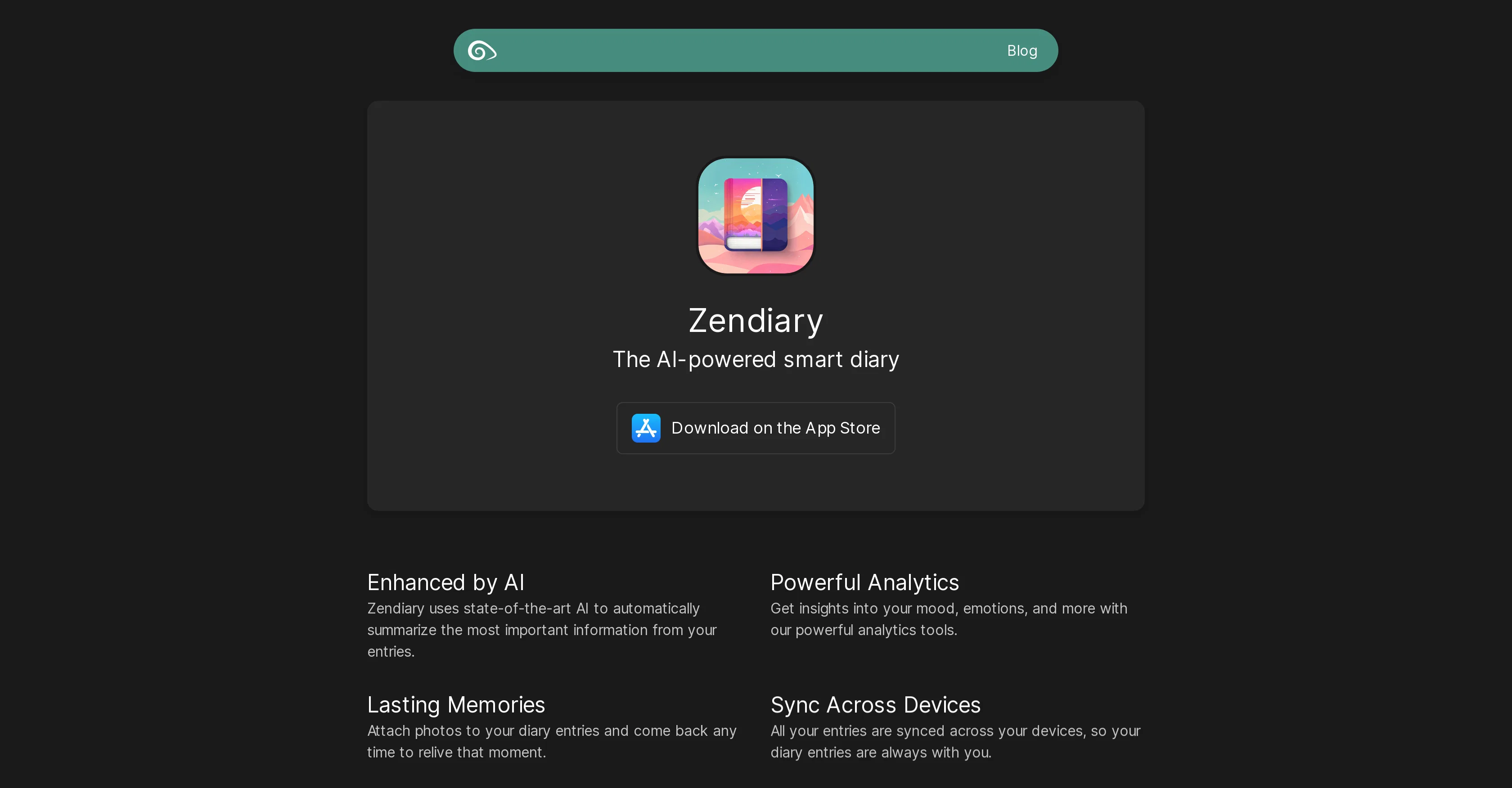 Zendiary screenshot