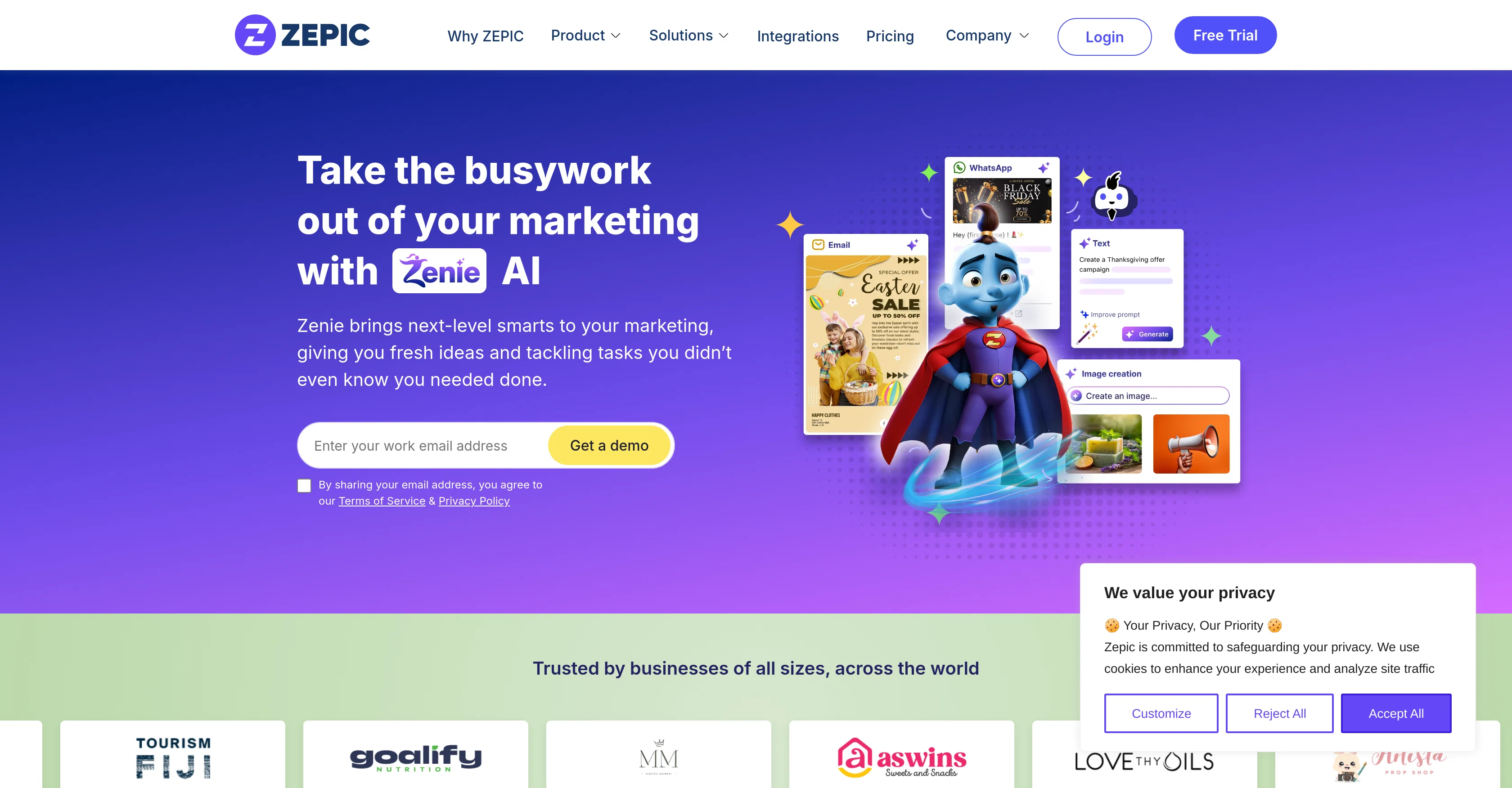 Zenie screenshot