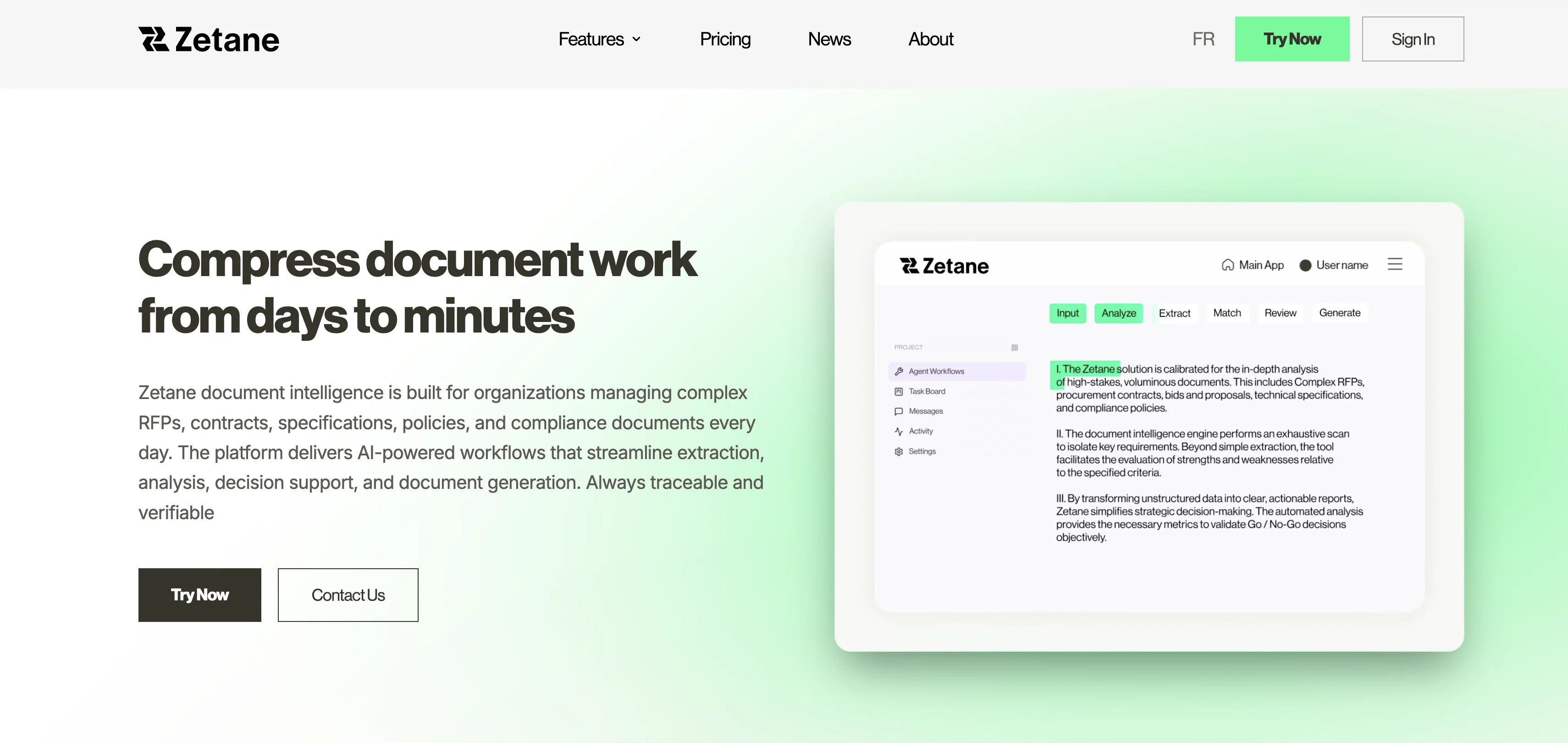 Zetane screenshot