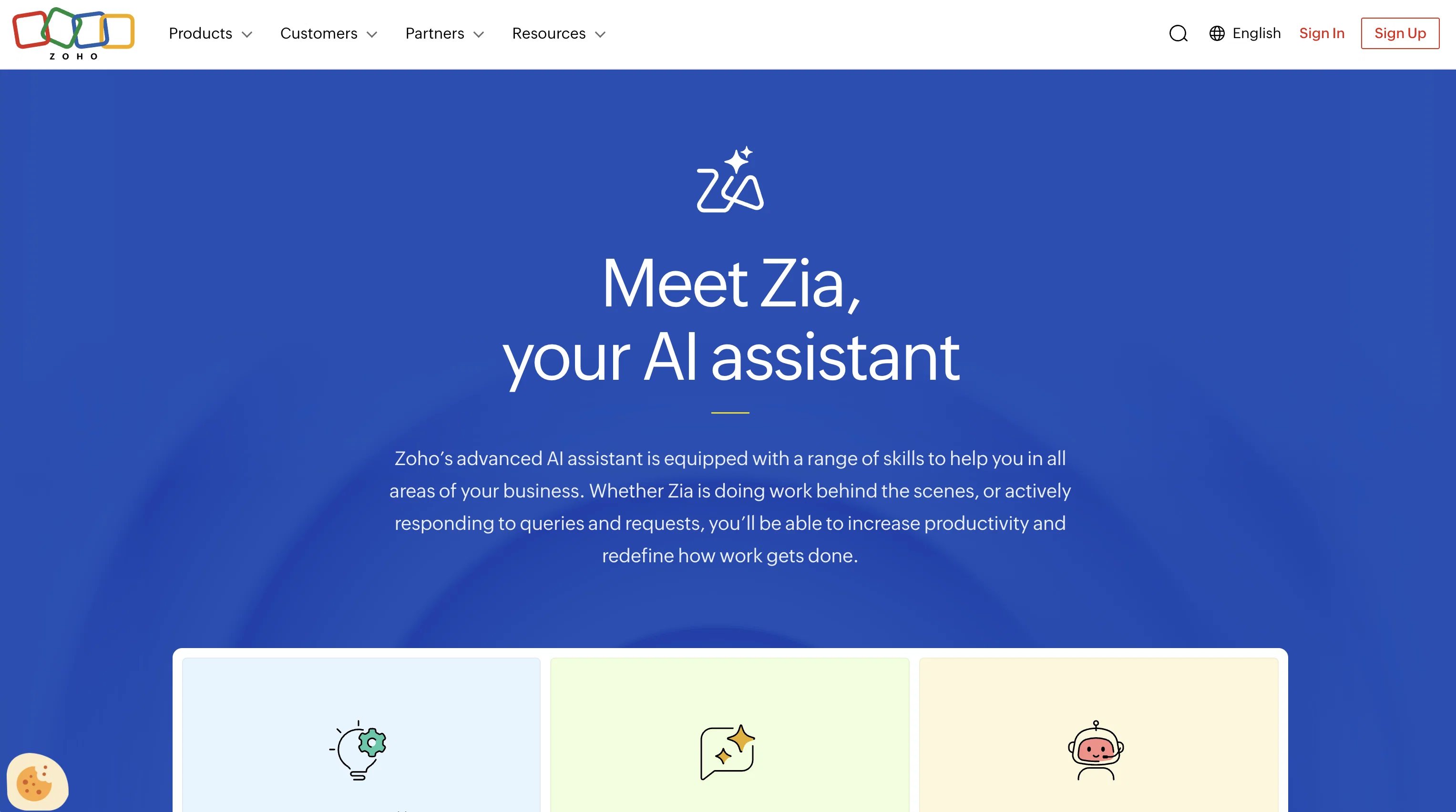 Zia screenshot