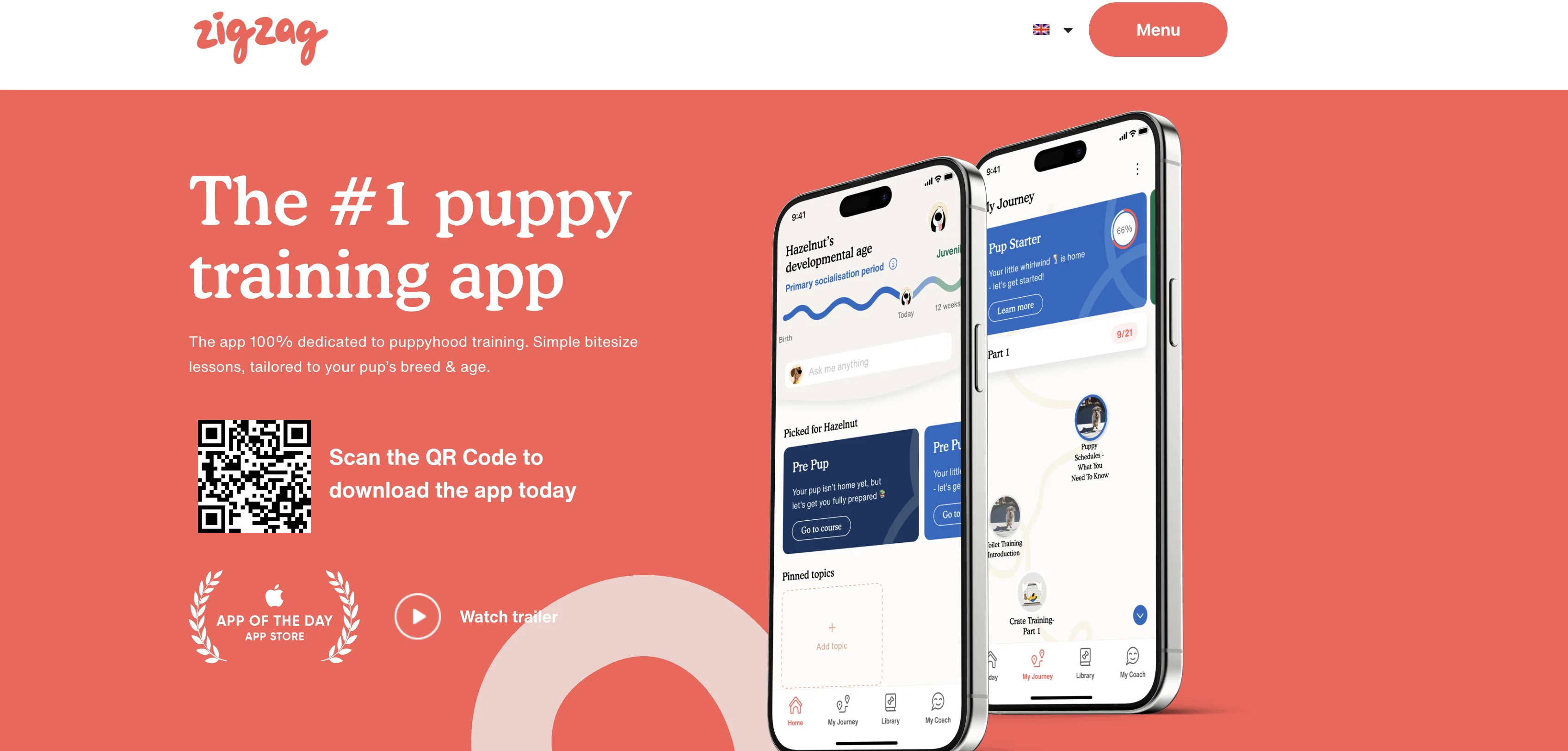 Zigzag Puppy Training screenshot