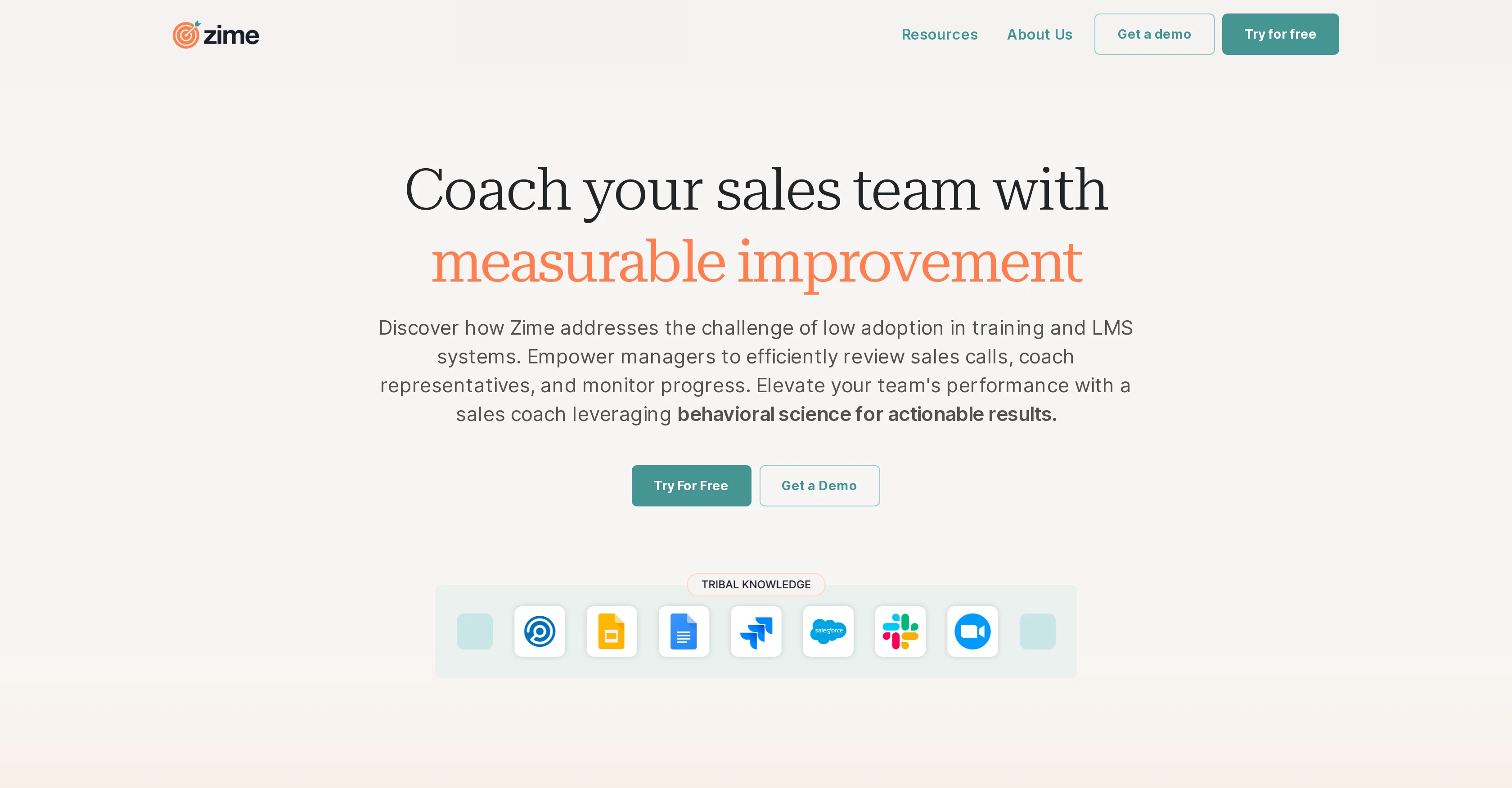 Zime screenshot
