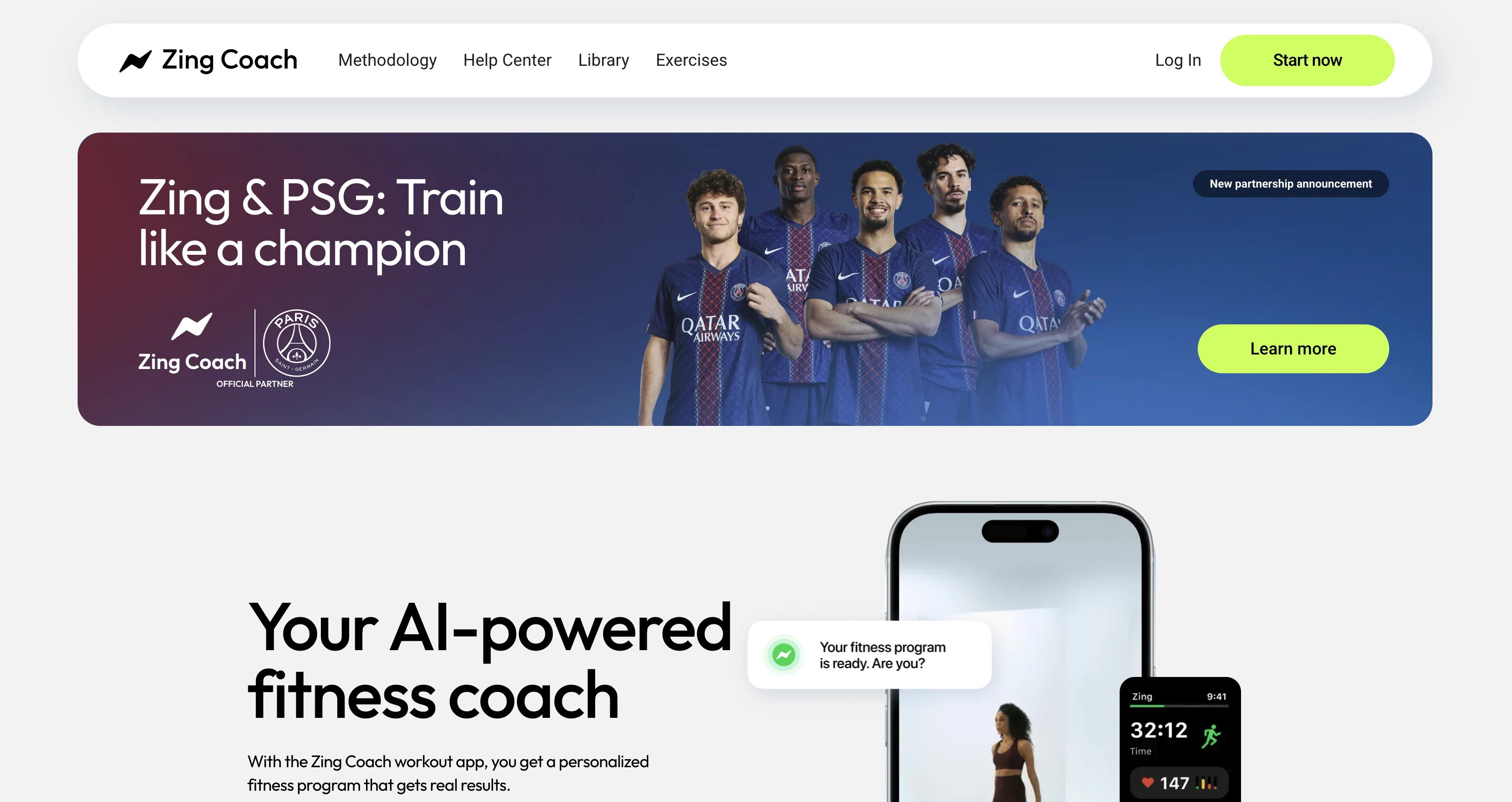 Zing Coach screenshot