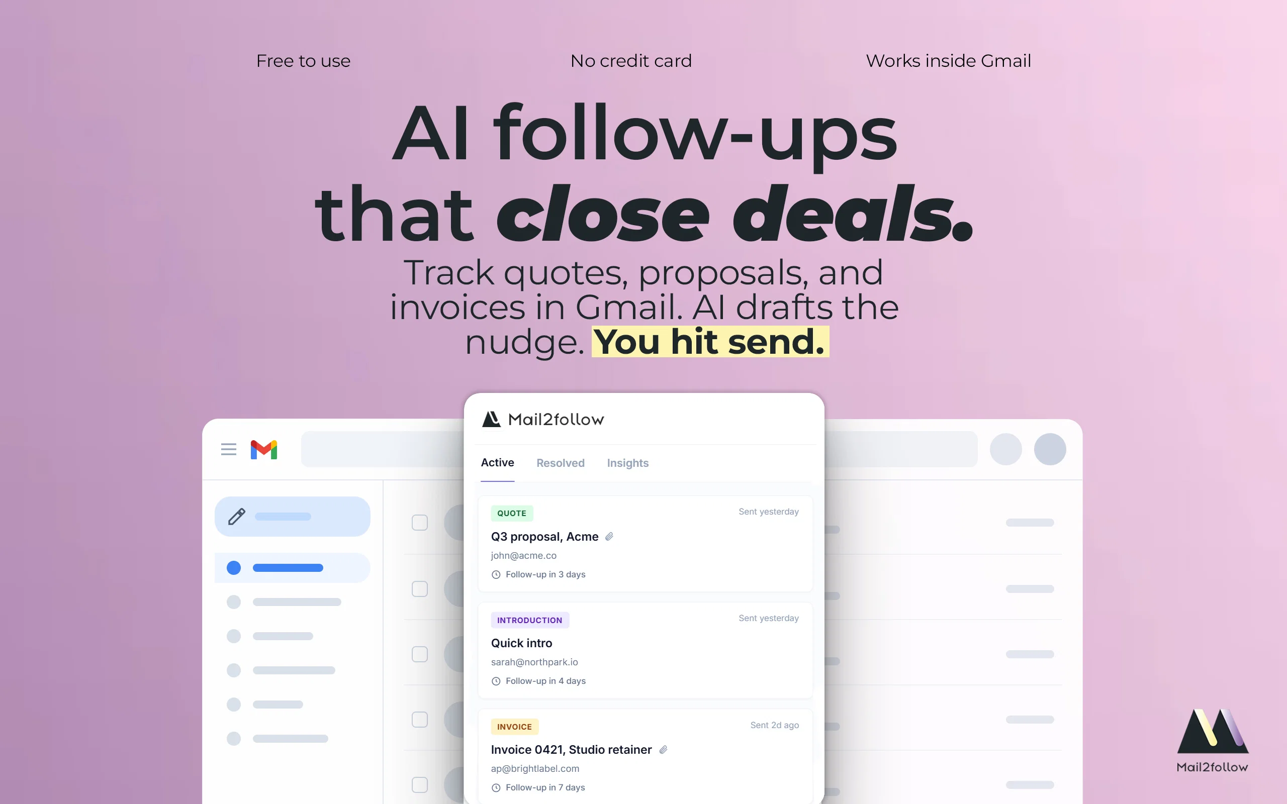 Zinkforge | Mail2Follow screenshot