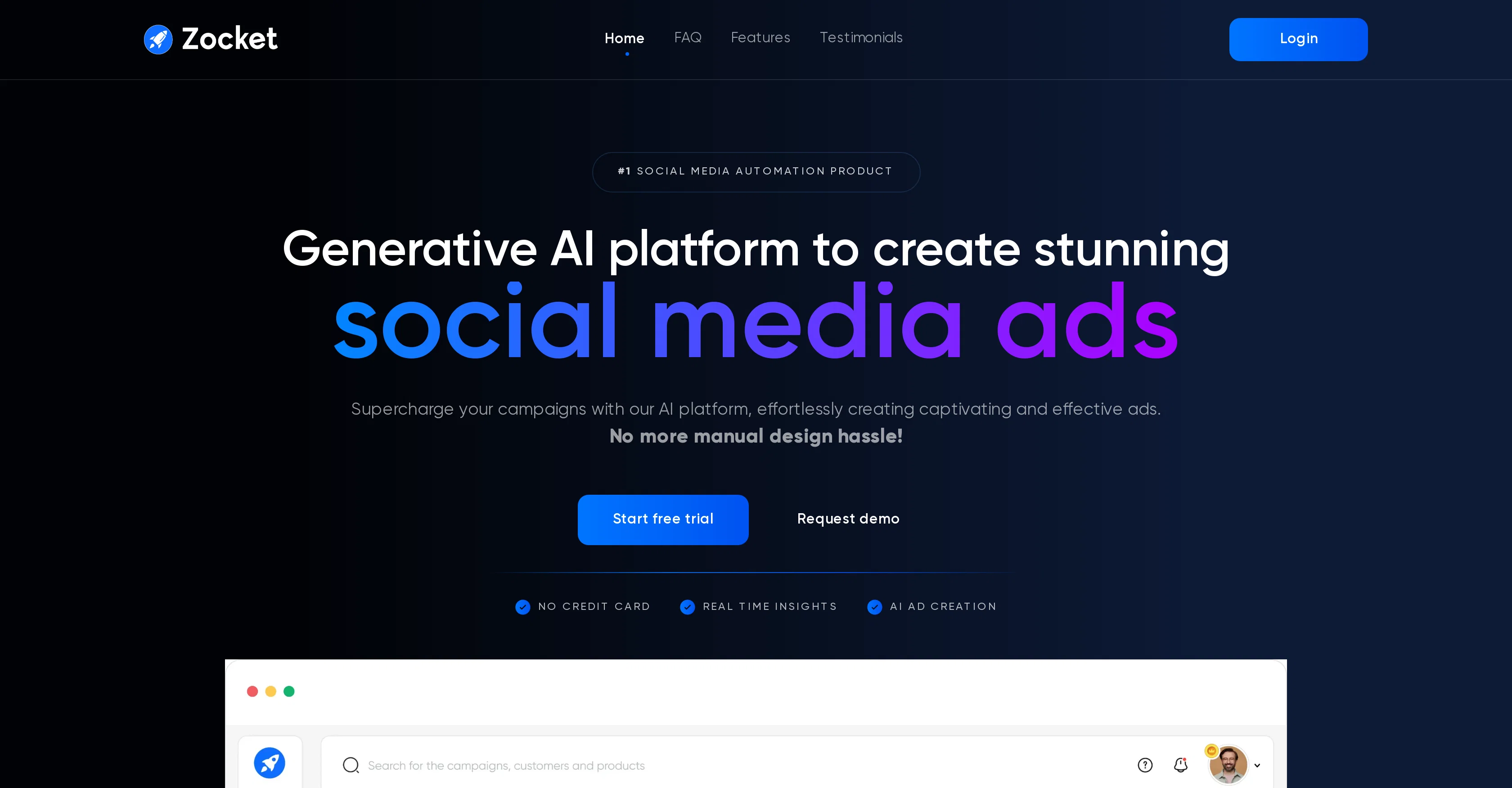 Zocket screenshot