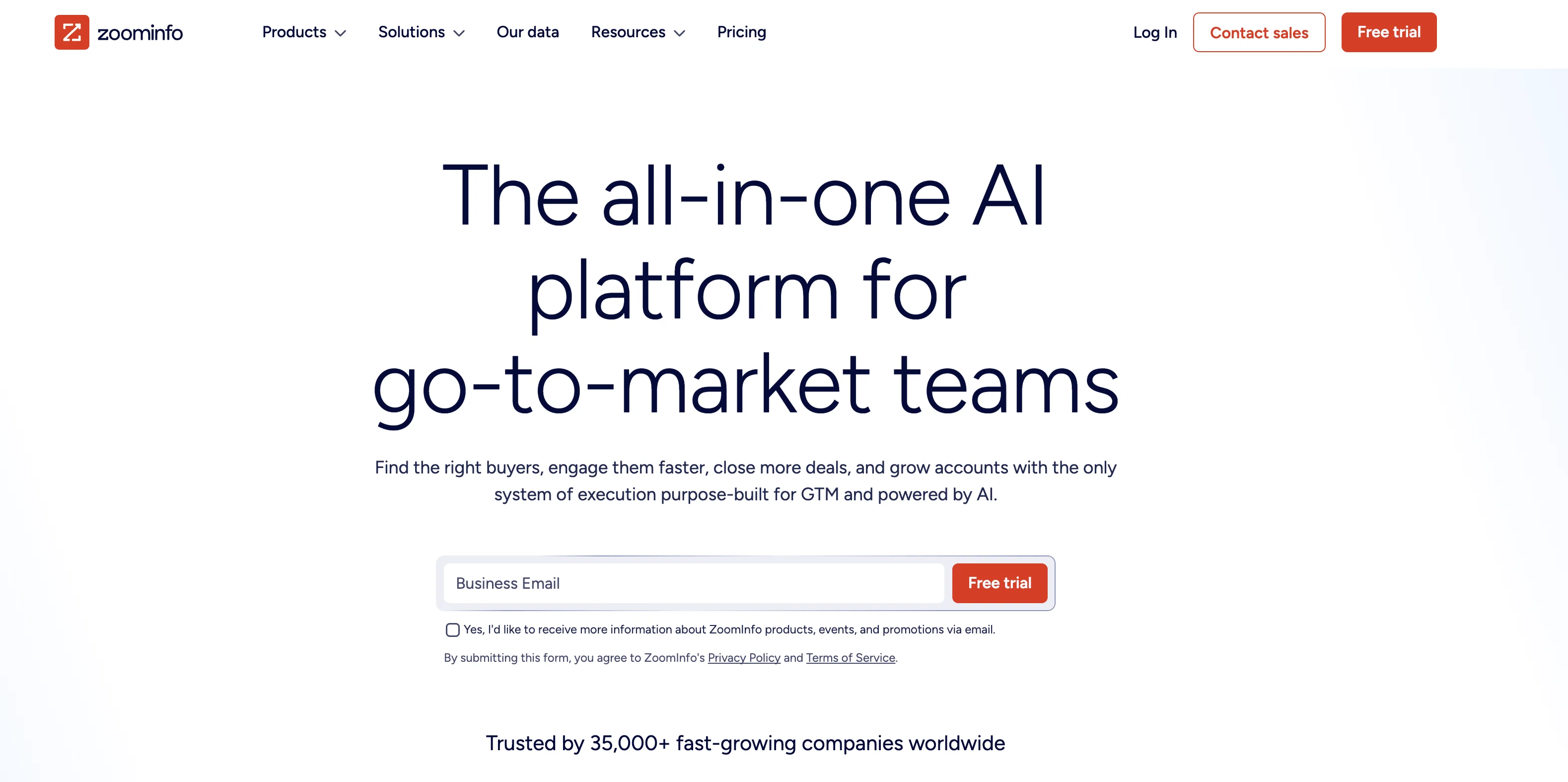 ZoomInfo screenshot