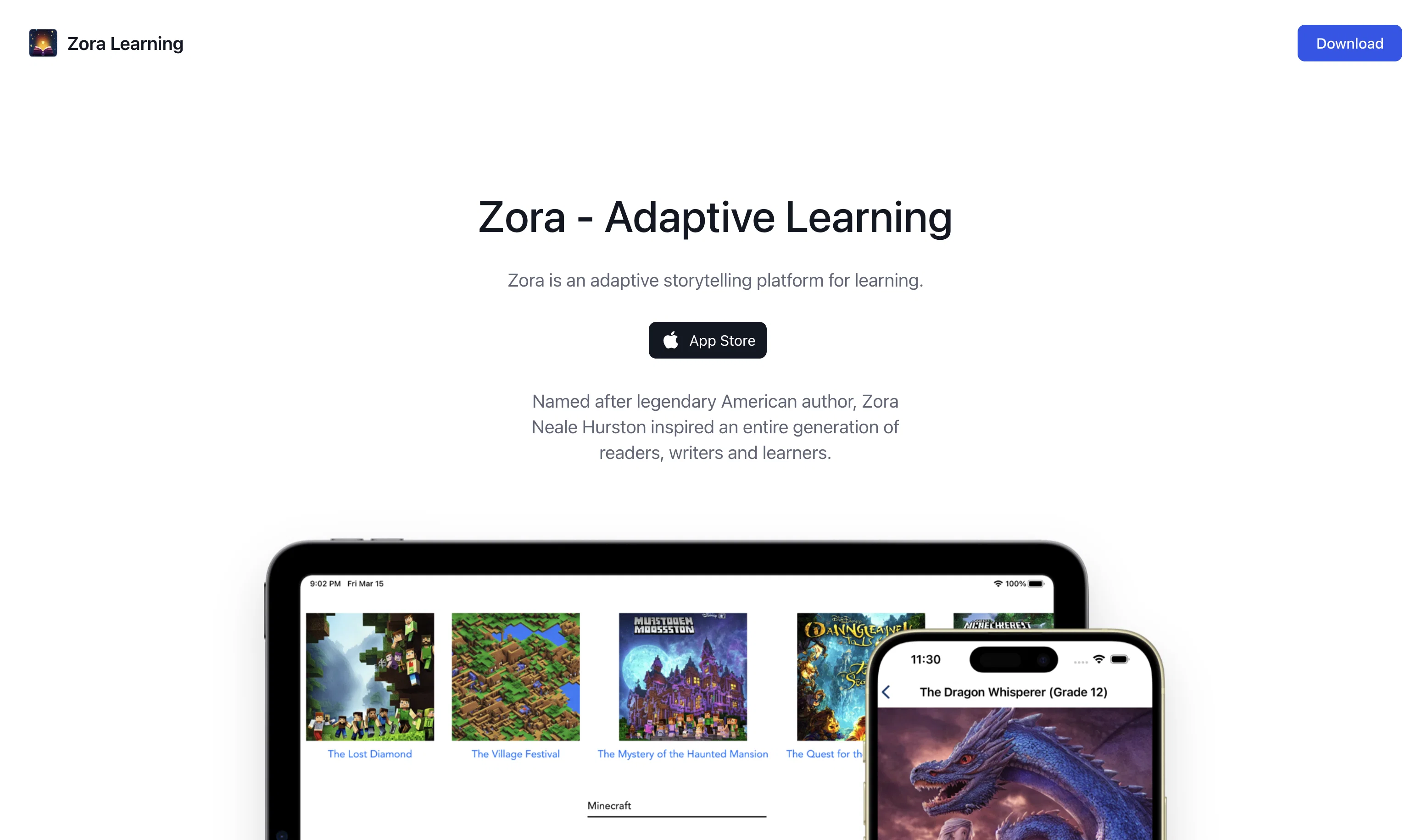 Zora - Adaptive Learning screenshot