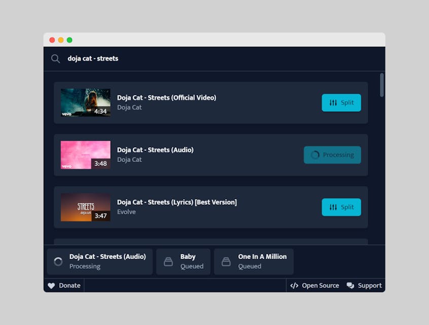 StemRoller screenshot