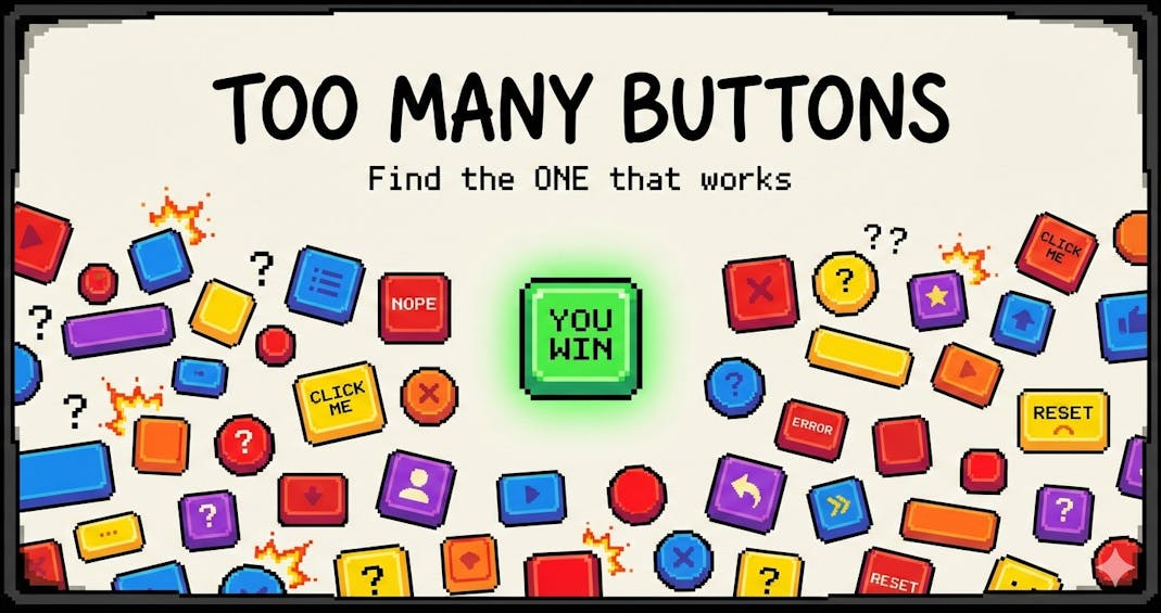 Too Many Buttons screenshot