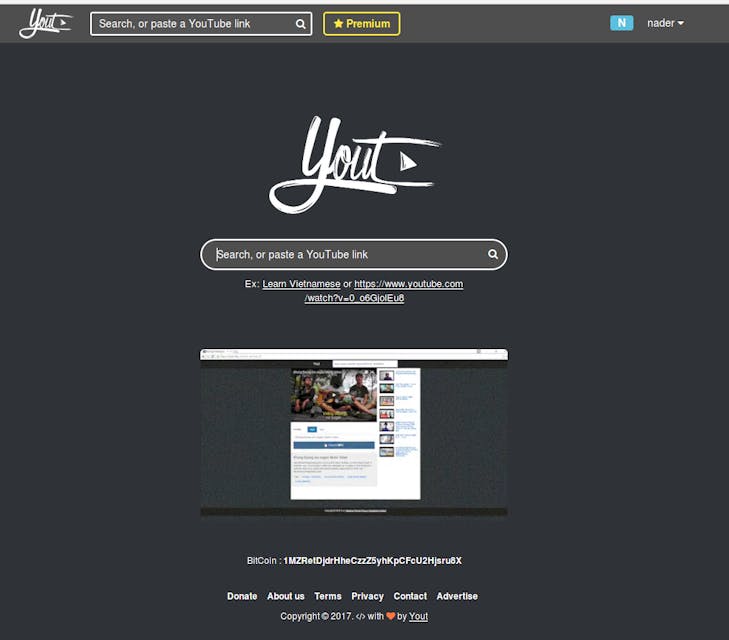 Yout screenshot